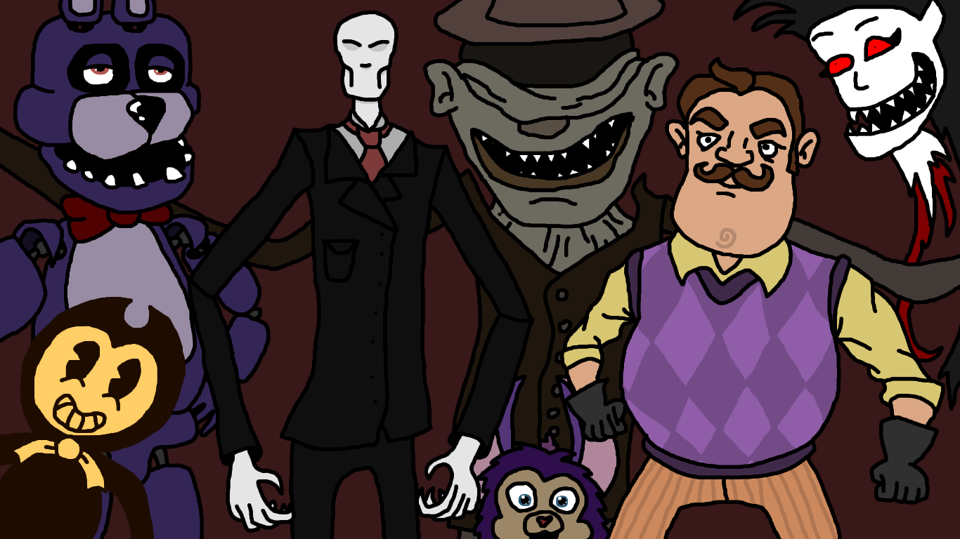 1366x768 Horror Characters, iPhone, Desktop HD Background / Wallpaper (1080p, 4k) (1366x768) (2020)