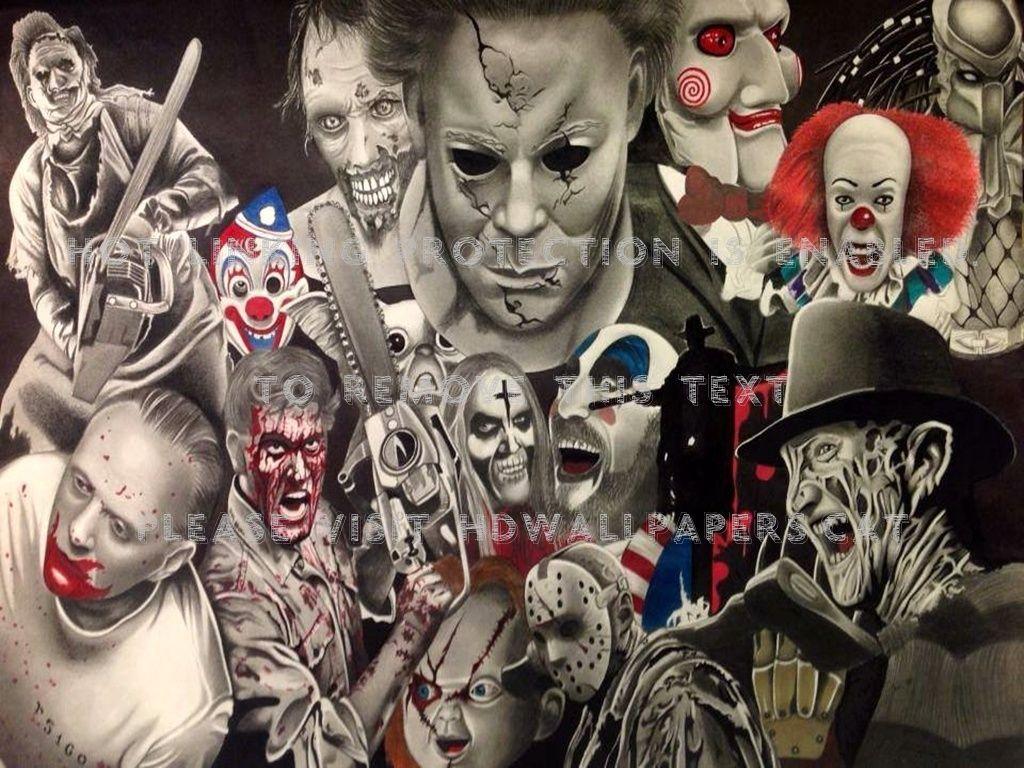 1024x768 horror movies icons entertainment