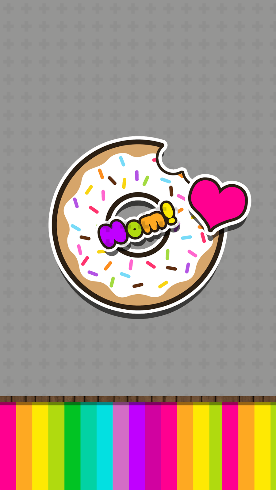 900x1600 wallpaper, background, hd, iphone, cute, doughnut, donut, nom, pink