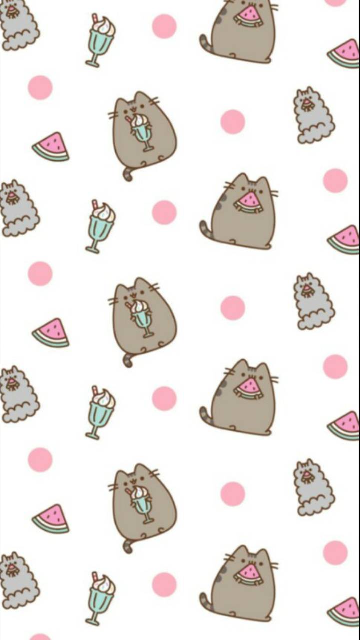 720x1280 Pusheen summer wallpaper