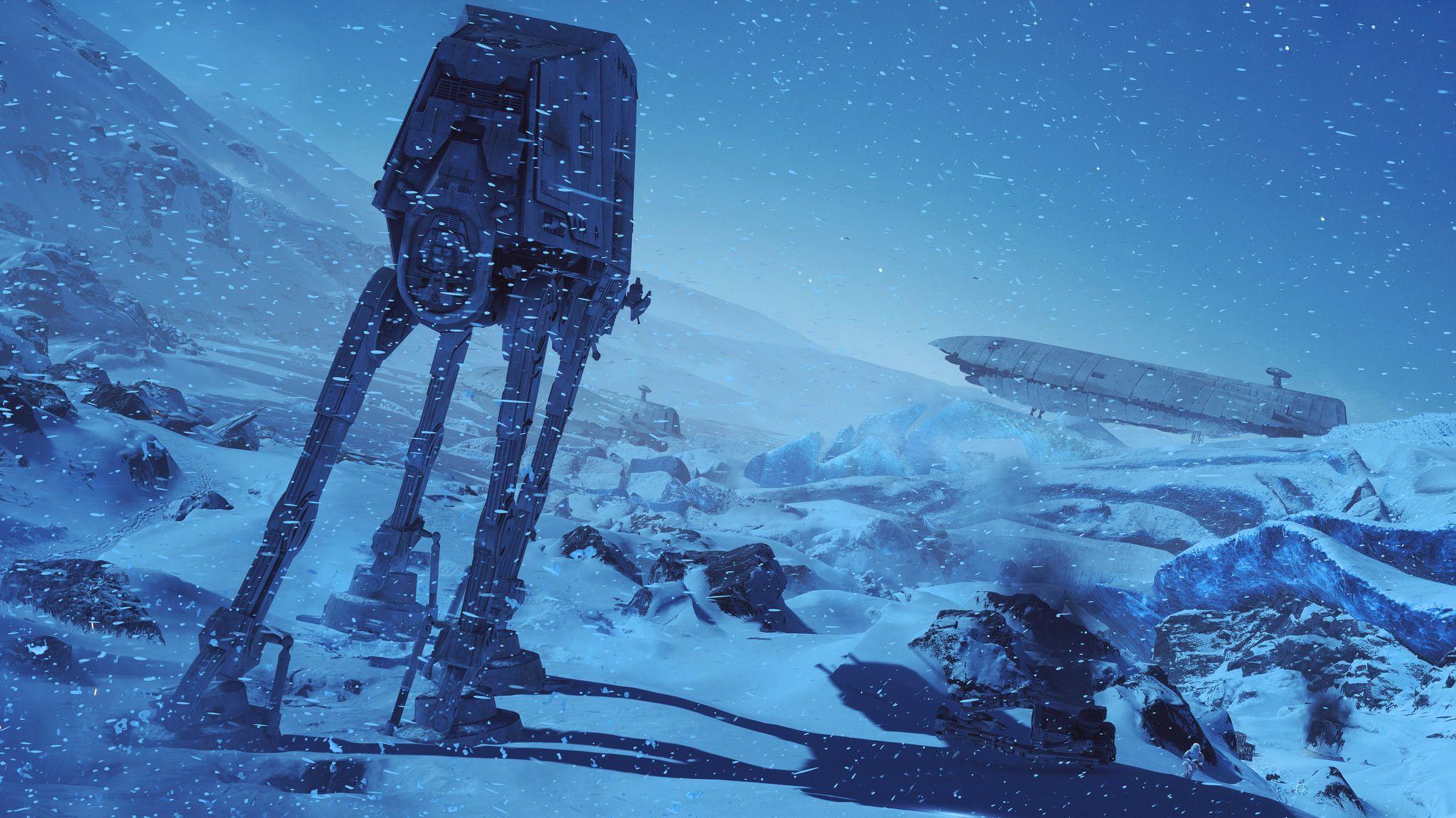 2048x1152 Hoth Star Wars Video Games Star Wars Battlefront Blue Wallpaper:2048x1152