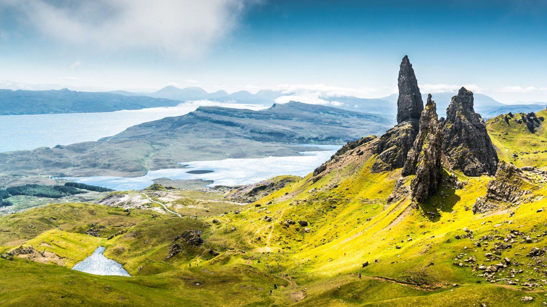 1920x1080 Wallpaper Isle of Skye, Scotland, Europe, nature, travel, 8k, Nature