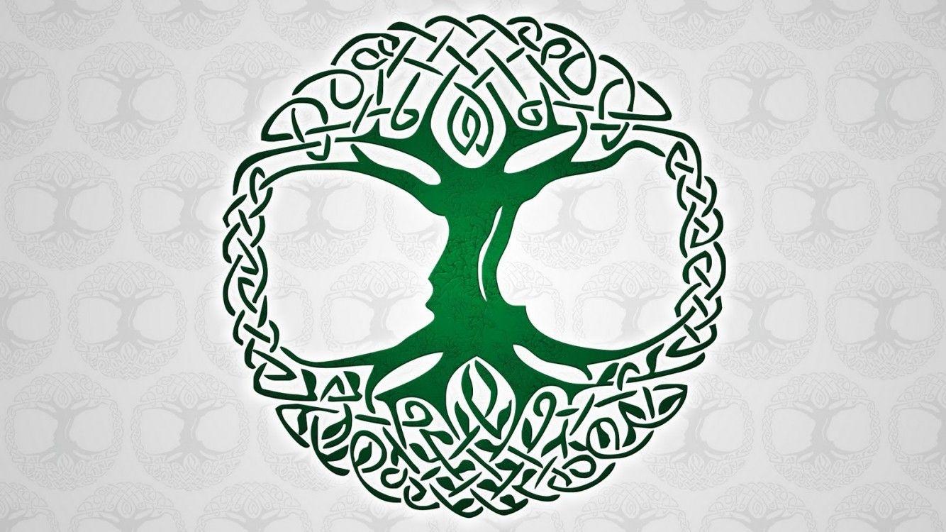 1334x750 Celtic Tree of Life HD Wallpaper iPhone 7 / iPhone 8