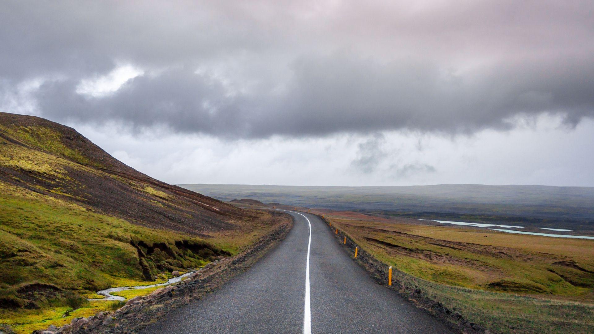 1920x1080 Full HD Wallpaper highway overcast scotland, Desktop Background HD 1080p