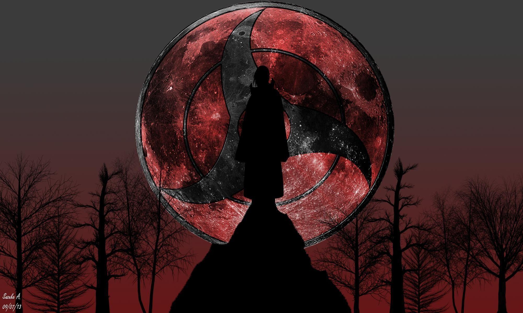 Itachi Moon Wallpapers - Top Free Itachi Moon Backgrounds - WallpaperAccess