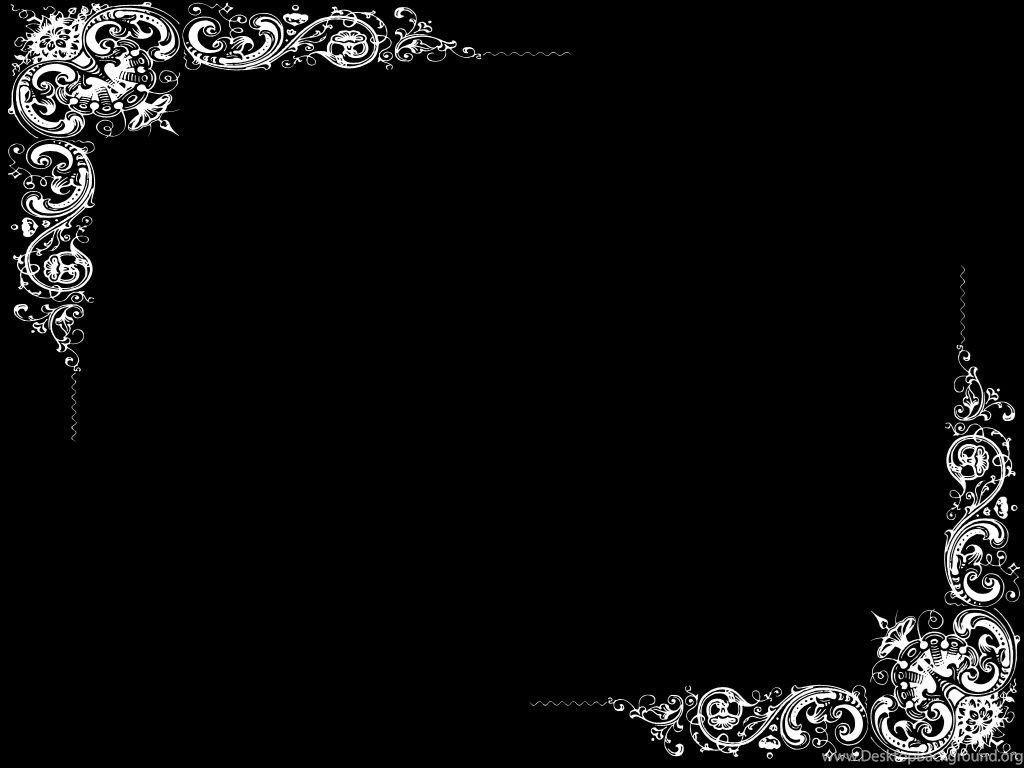 1024x768 Plain Black Wallpaper Border HD Wallpaper Pretty Desktop Background