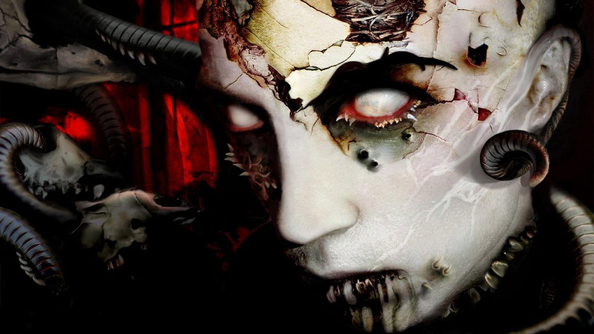 1920x1080 dark, Horror, Gothic, Decay, Ruin, Face, Evil Wallpaper HD / Desktop and Mobile Background