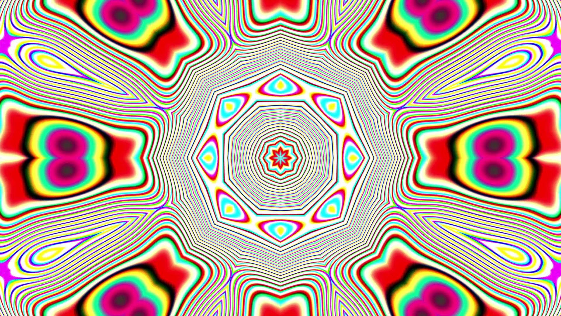1920x1080 1920x Detailed Psychedelic Retro 60s Kaleidoscope