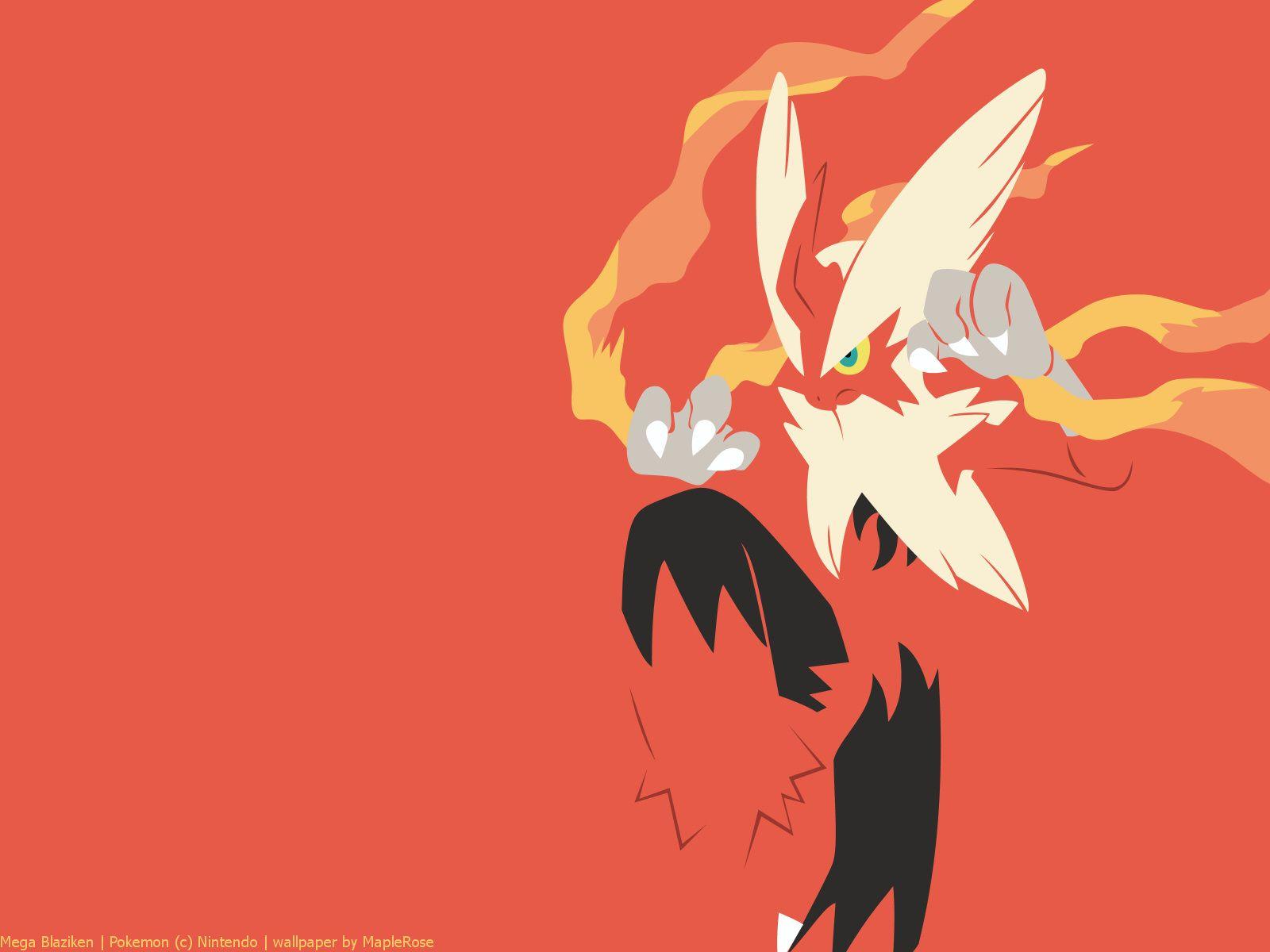 1600x1200 Mega Blaziken. PokéWalls