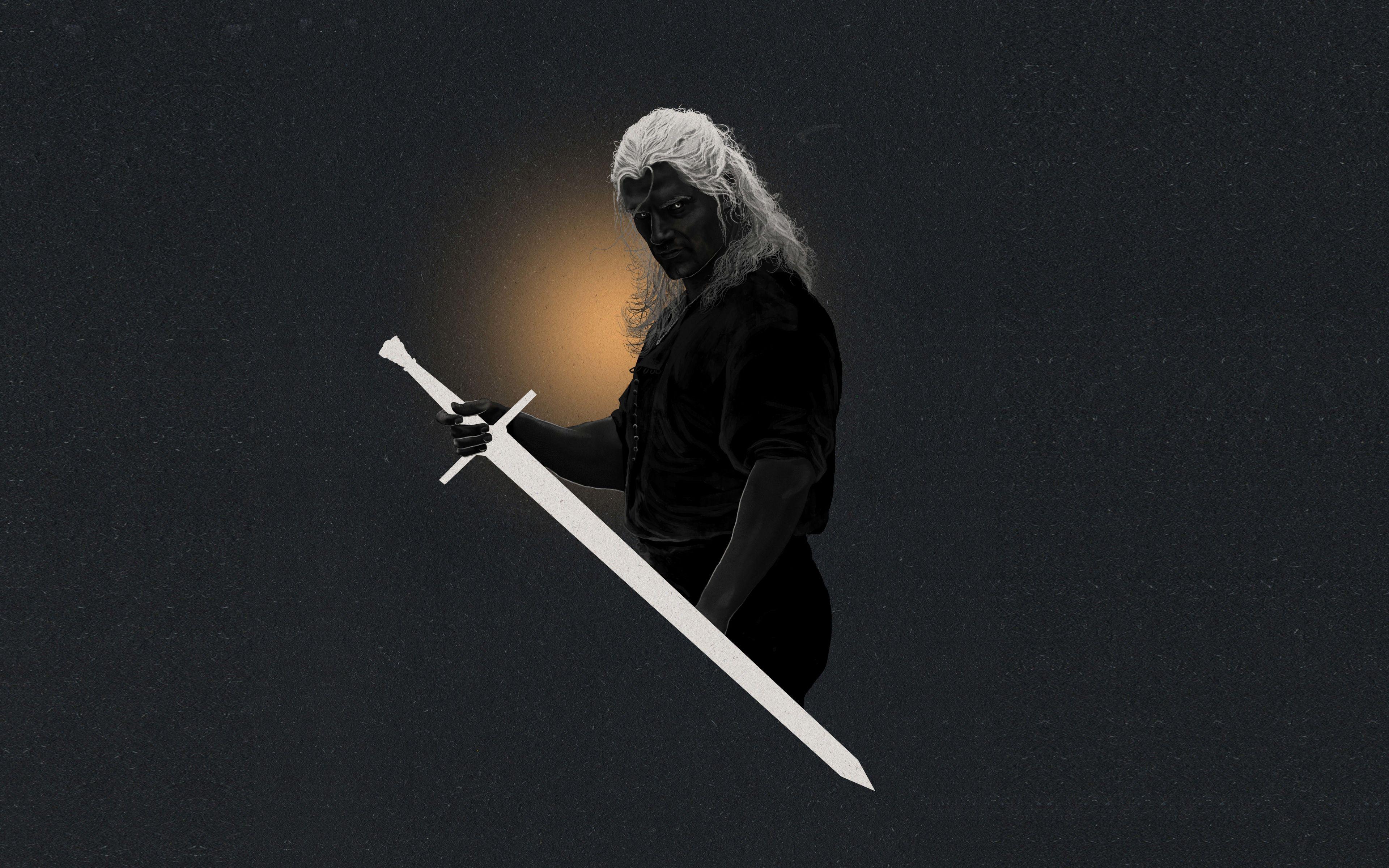 3840x2400 Download Fanart, TV show, Geralt of Rivia, The Witcher wallpaper, 3840x 4K Ultra HD 16: Widescreen