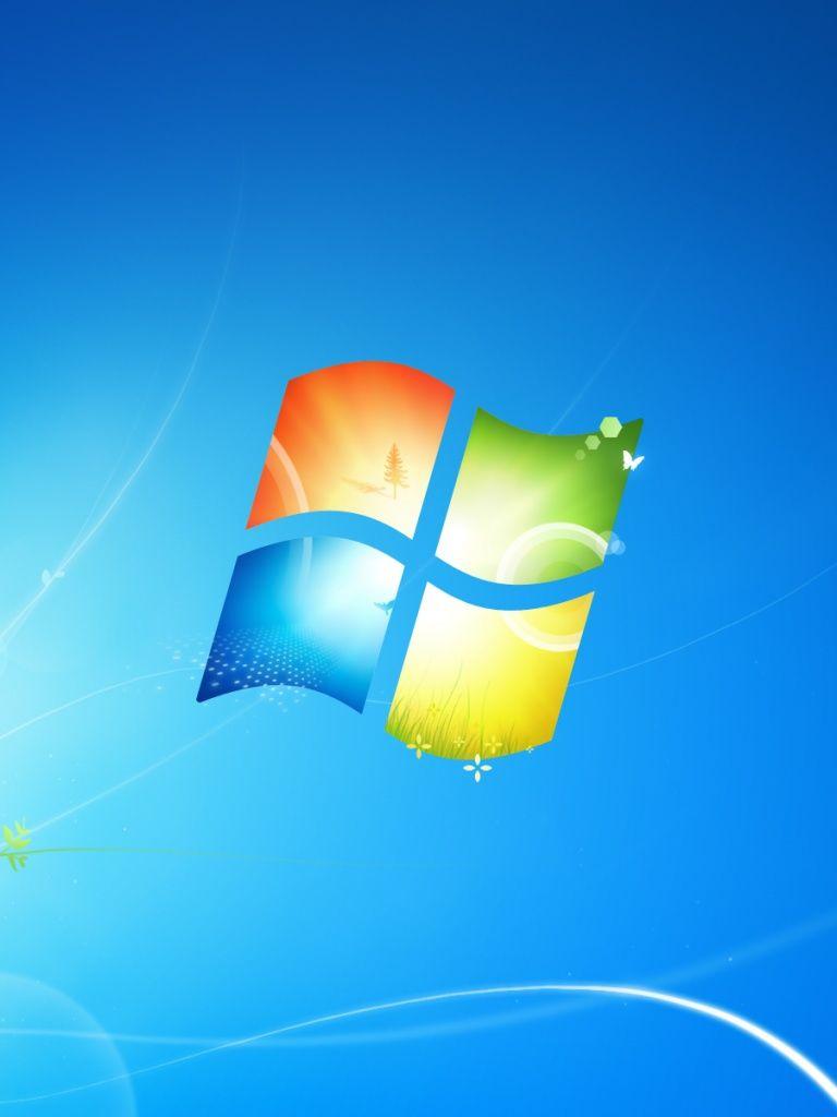 768x1024 Windows 7 iPad wallpaper
