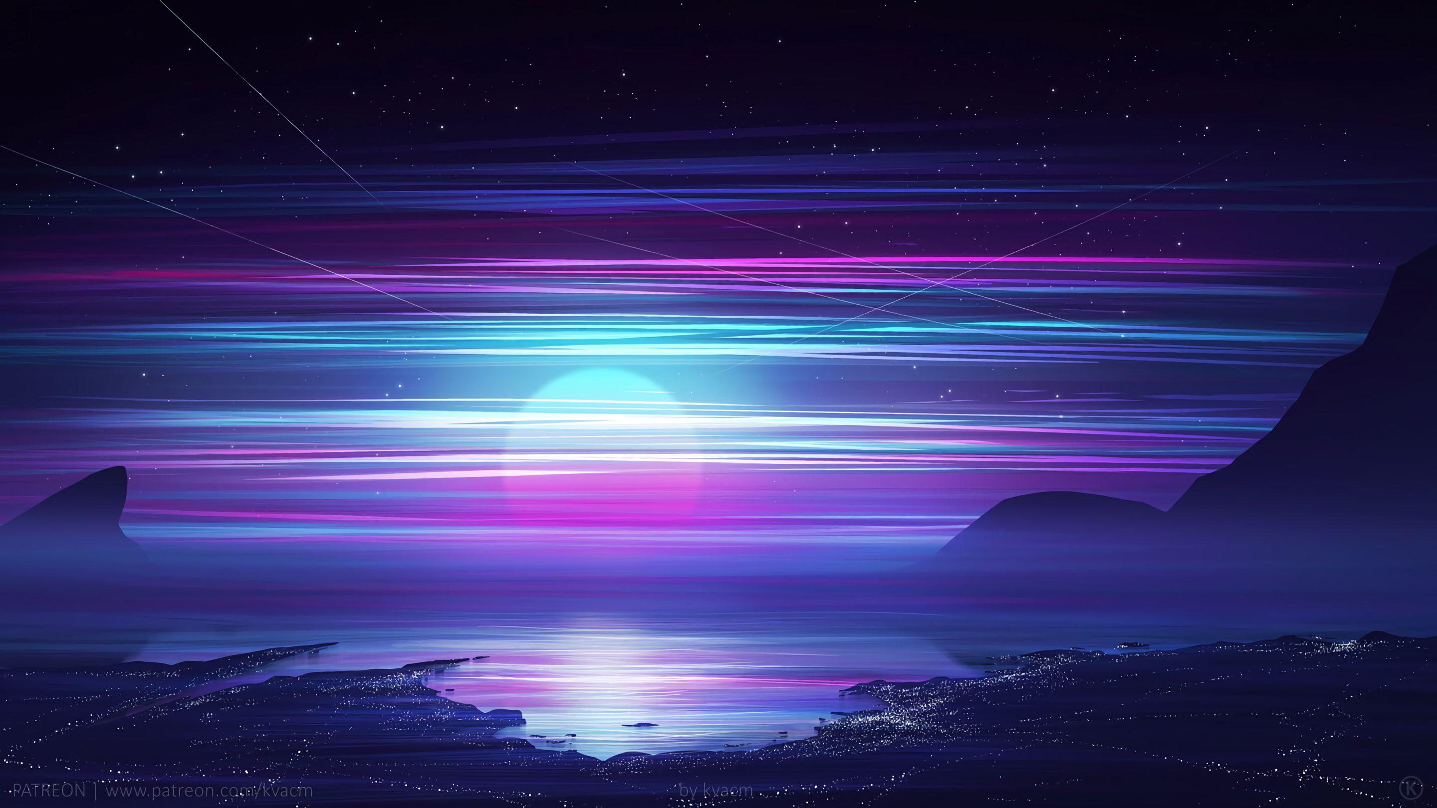 2880x1620 Synthwave Of Retro Night 1680x1050 Resolution HD 4k Wallpaper, Image, Background, Photo and Picture