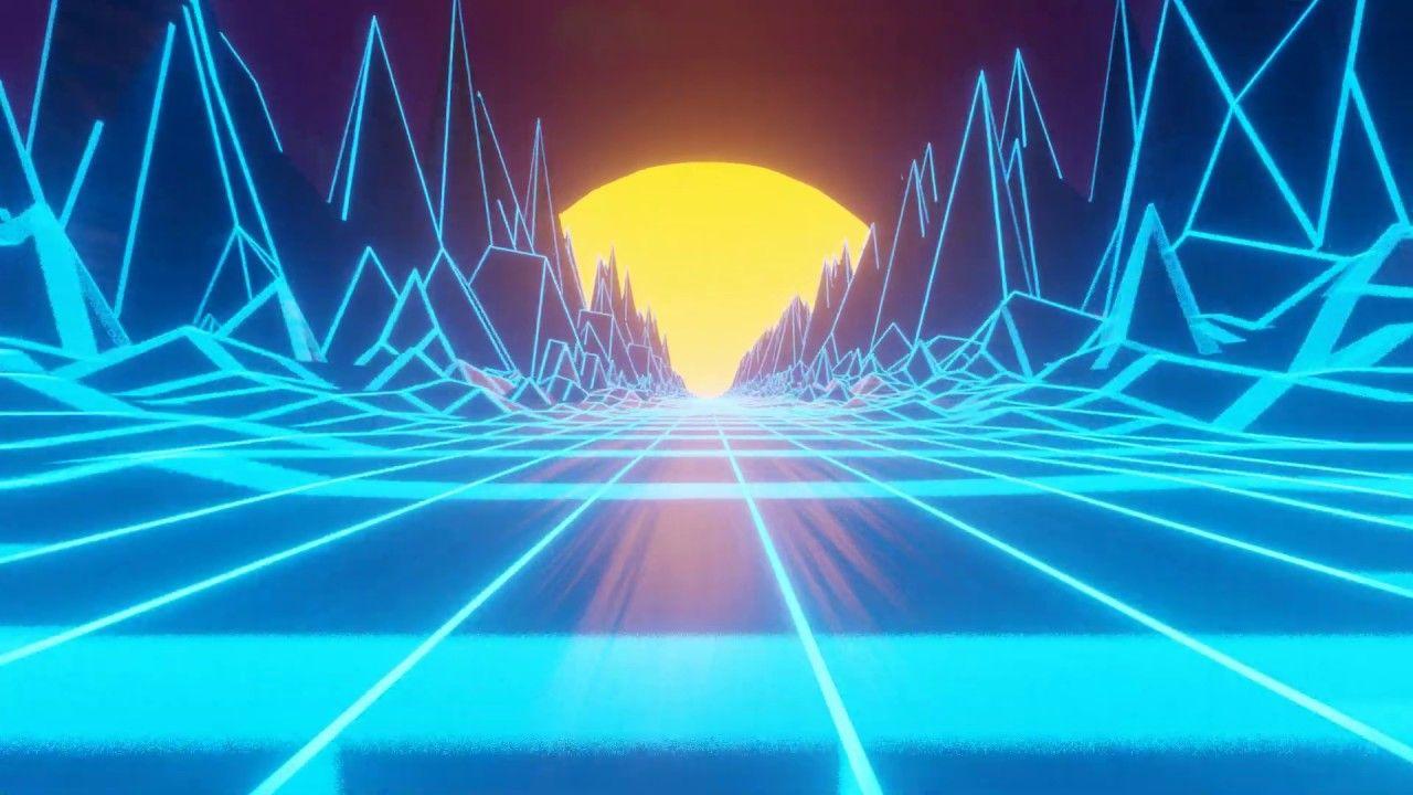 1280x720 free retro synthwave live wallpaper