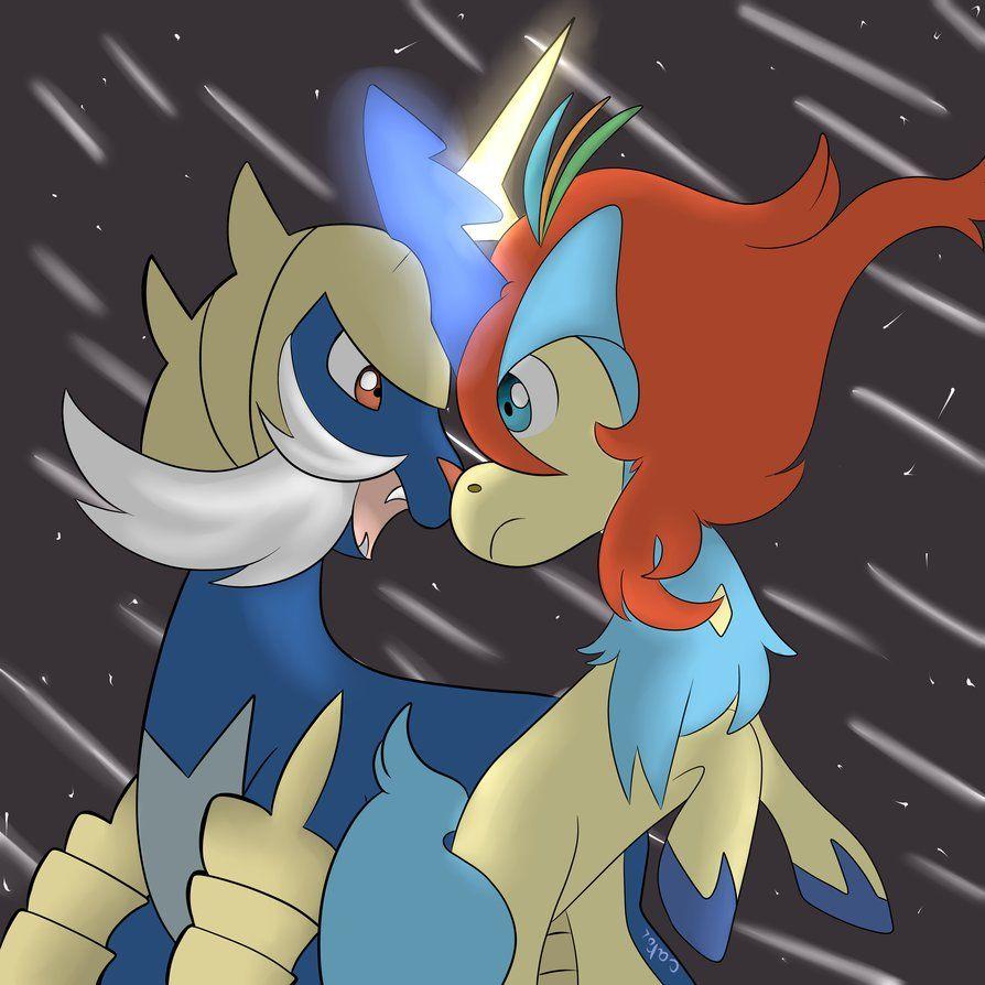 894x894 Samurott vs Keldeo