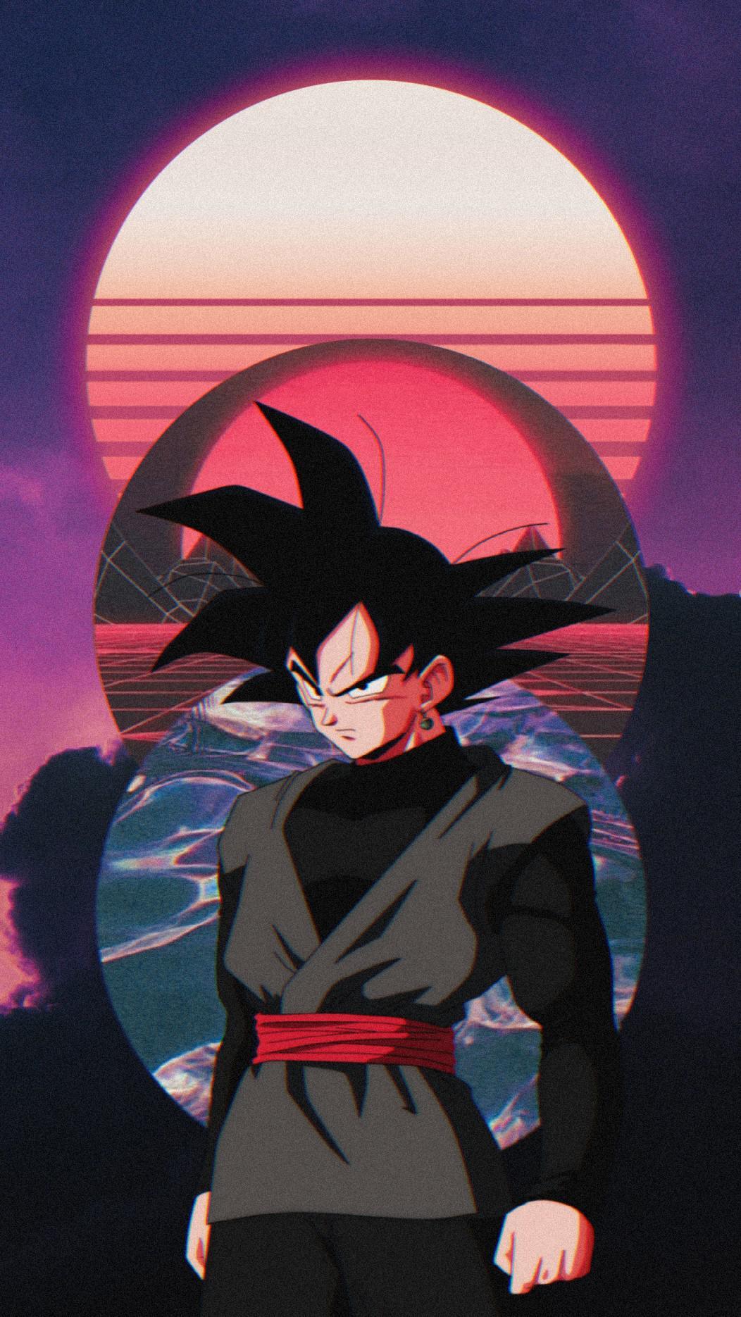 1052x1870 Goku Black Edit Wallpaper by me :) [1052x1870]