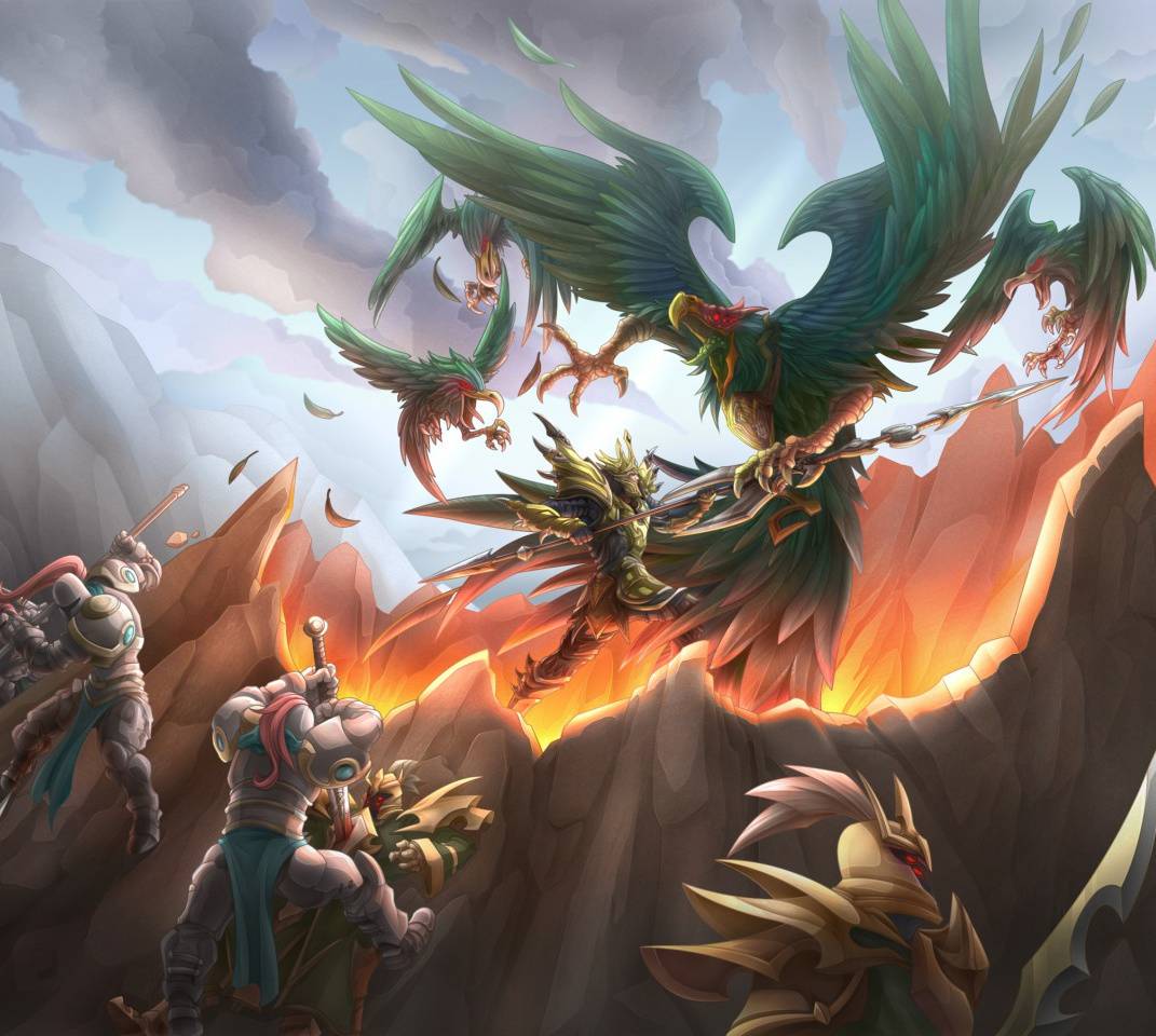 1071x960 Swain Vs Jarvan wallpaper
