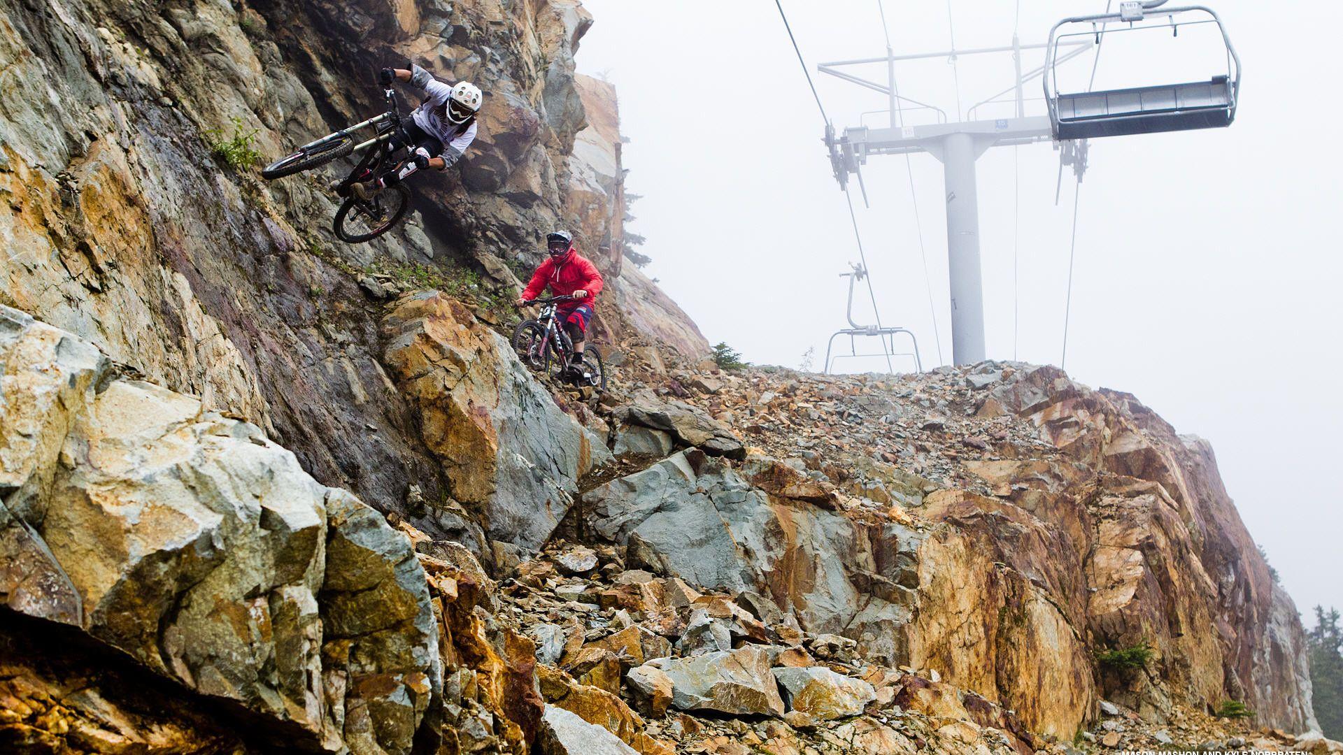 1920x1080 Mountain Biking Wallpaper HD