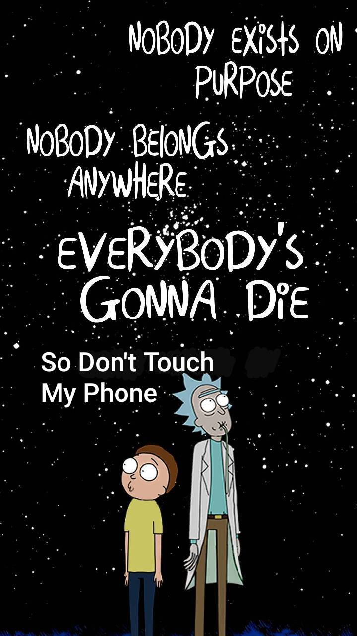 720x1280 Dont touch my phone wallpaper