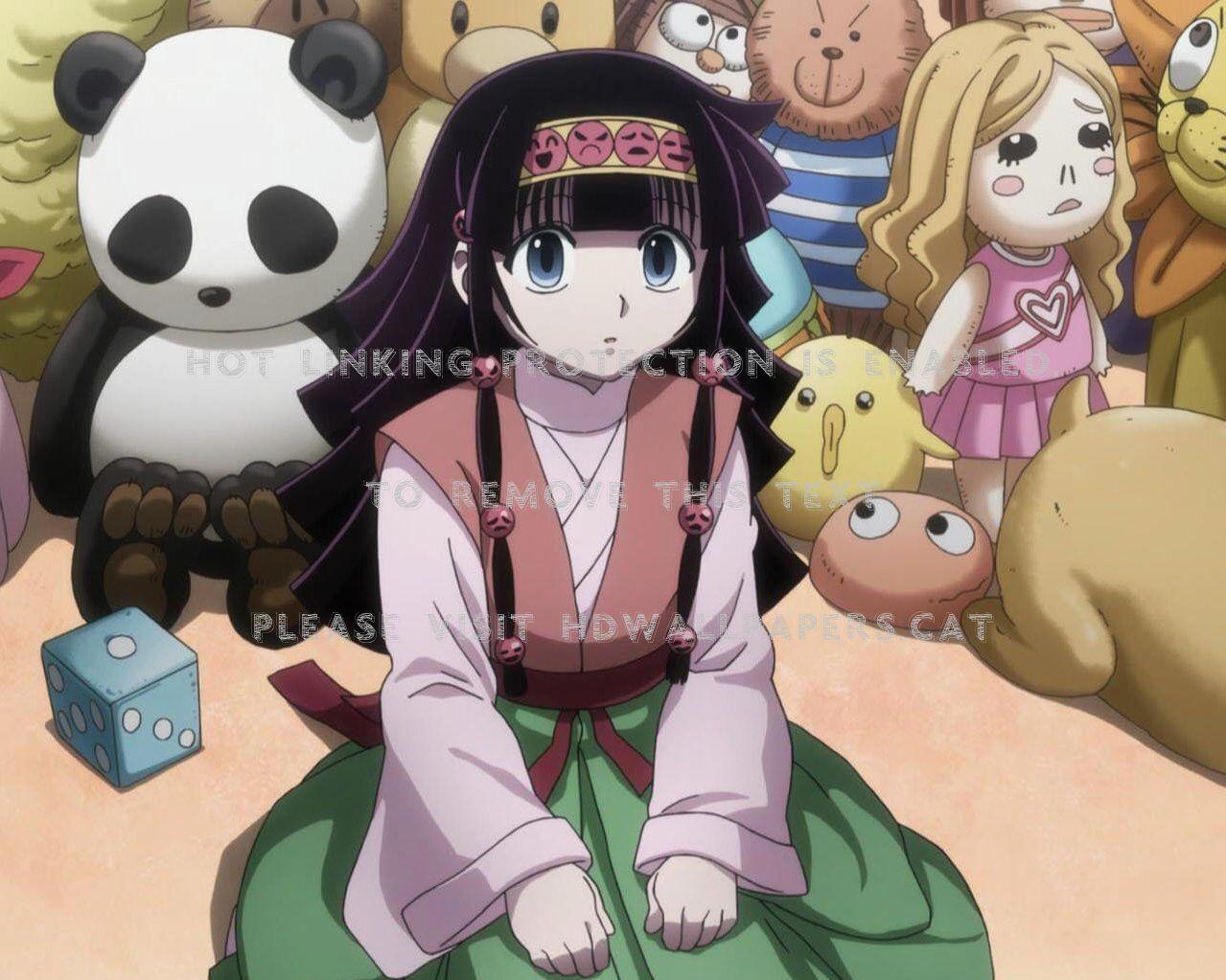 1279x1023 alluka zoldyck girl nice black hair cute x