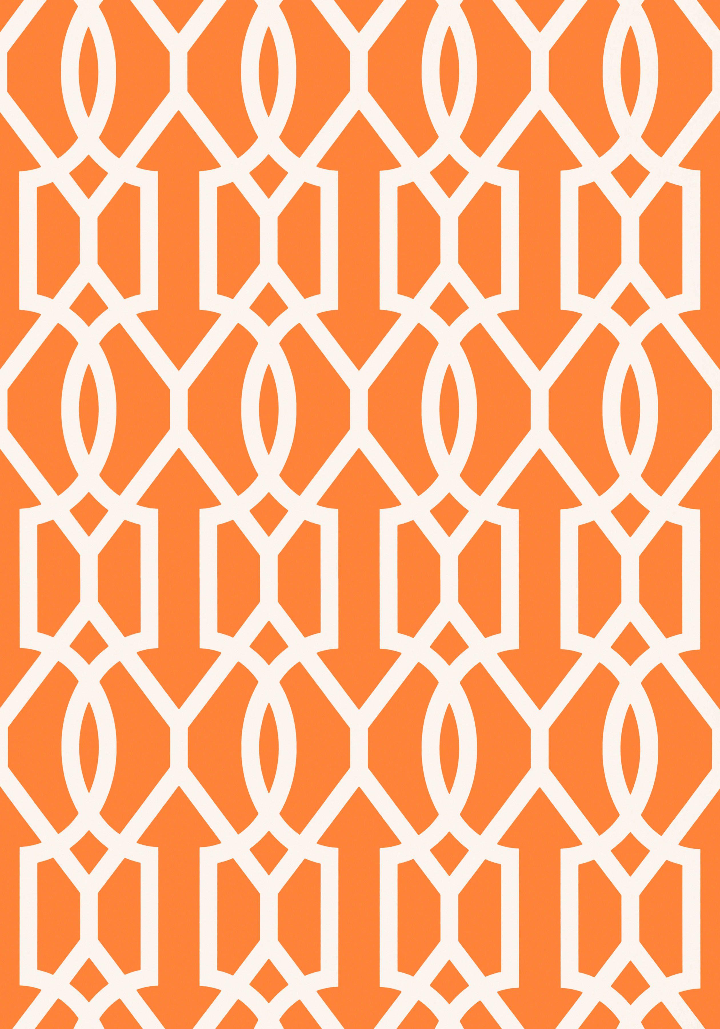 2520x3600 Orange White Geometric Wallpaper