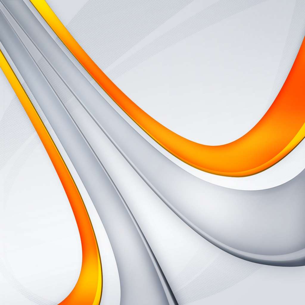 1024x1024 Abstract Wallpaper HD Orange