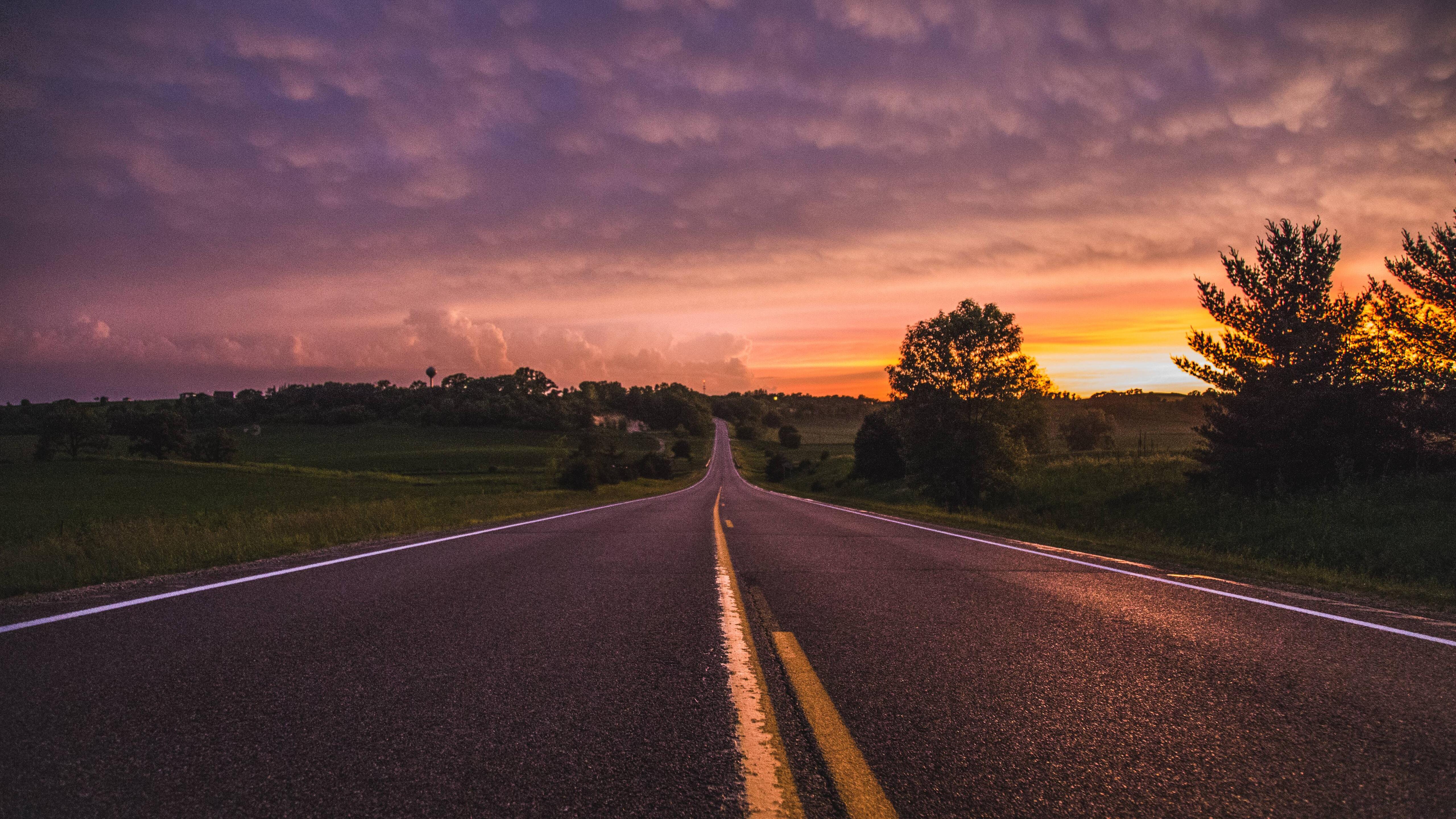 5120x2880 Empty Road 5k 5k HD 4k Wallpaper, Image, Background, Photo and Picture