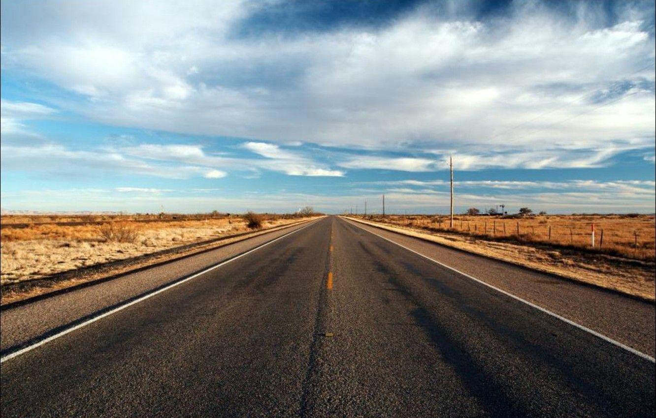 1332x850 Wallpaper road, the sky, dal, empty, Mexico image for desktop, section пейзажи