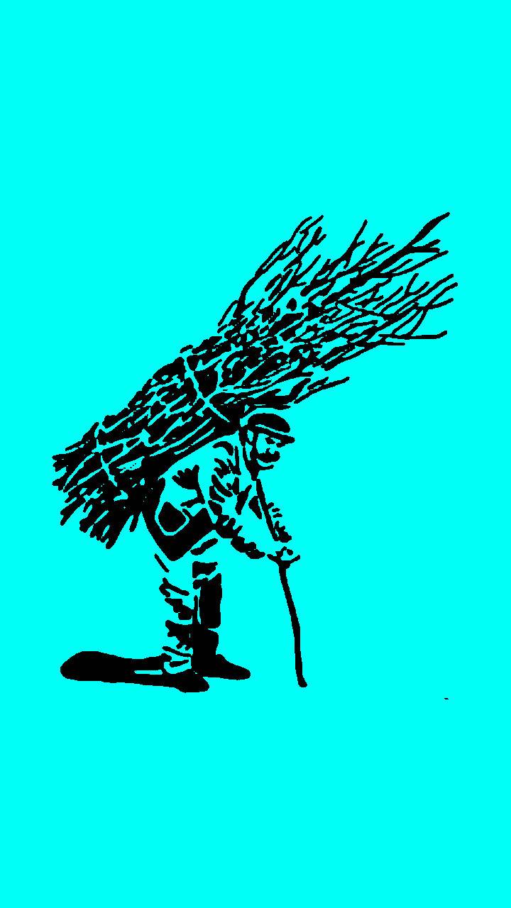 720x1280 Sticks Guy Cyan wallpaper