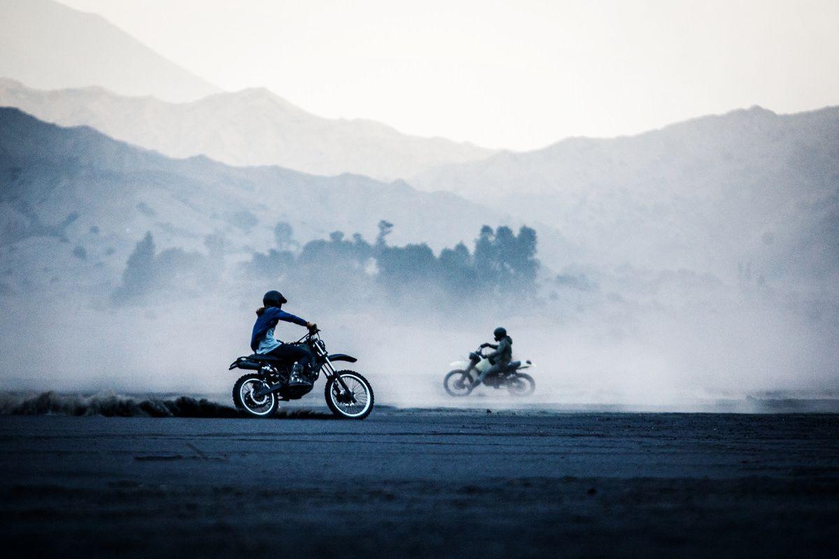 minimalist motorcycle travel