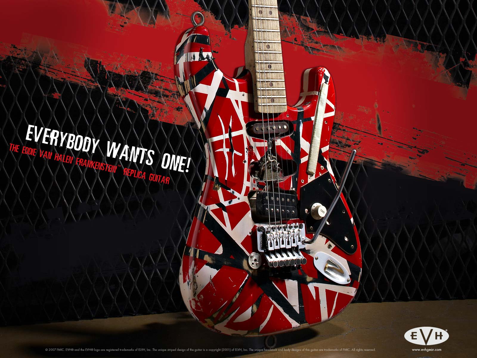 1600x1200 Photo Galore: EVH Frankenstein Wallpaper 01
