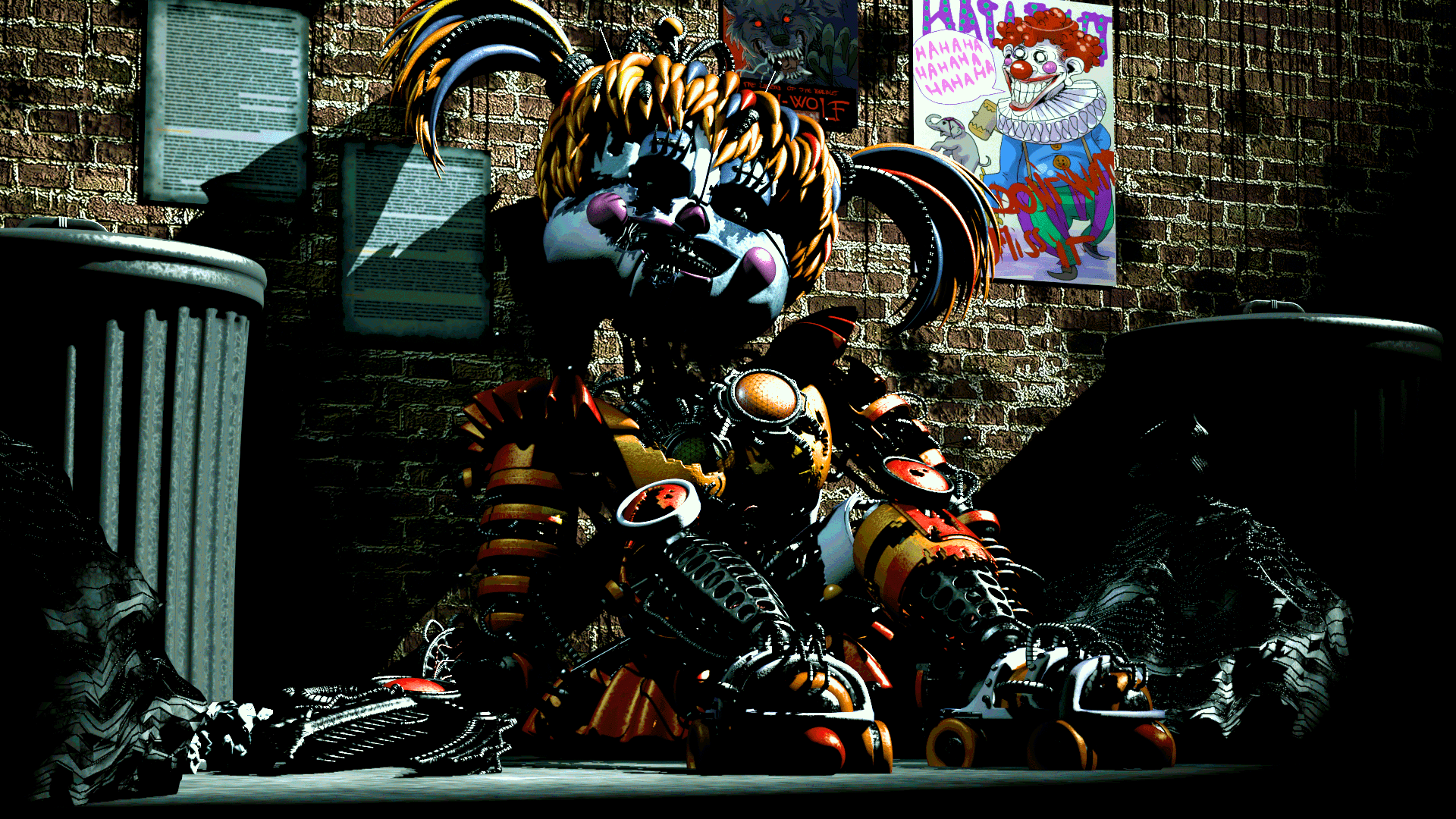 Scraps fnaf 6 wallpaper by Conaua______ - Download on ZEDGE™