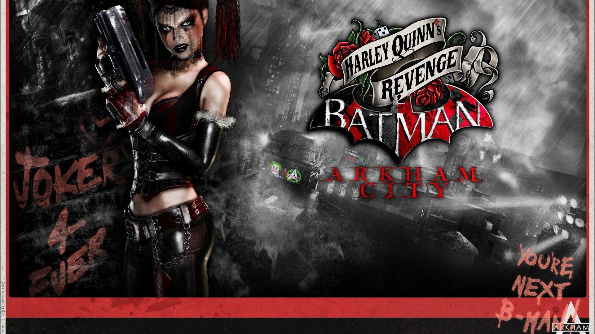 1920x1080 HARLEY QUINN arkham revenge heroes wallpaperx1080