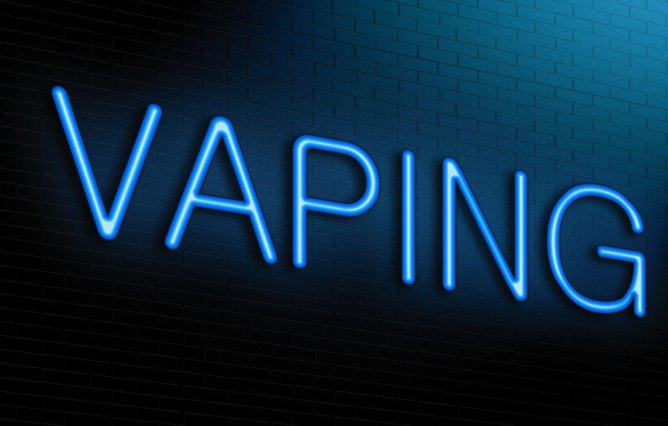1332x850 Wallpaper light, blue, wall, brick, neon, shadows, letter, soaring, hobby, electronic cigarette, vaping, vaping, vaping image for desktop, section рендеринг