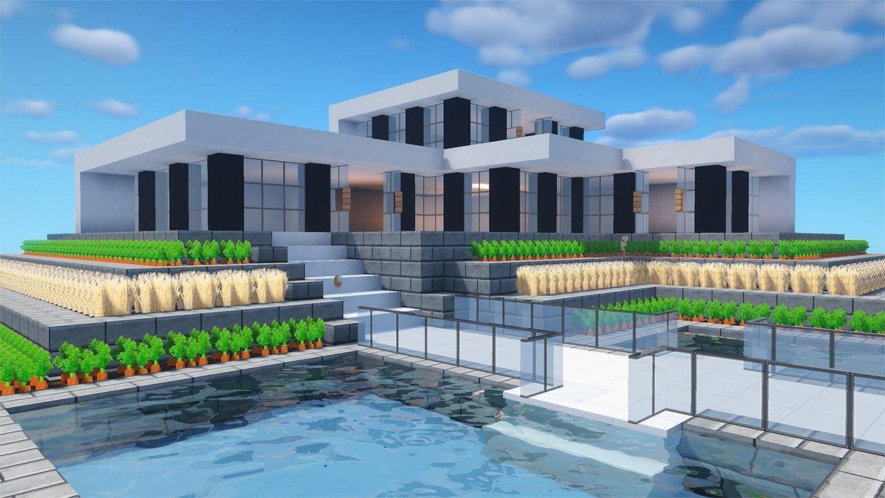 1280x720 Easy Minecraft: Small Modern House Tutorial to Build a House in Minecraft
