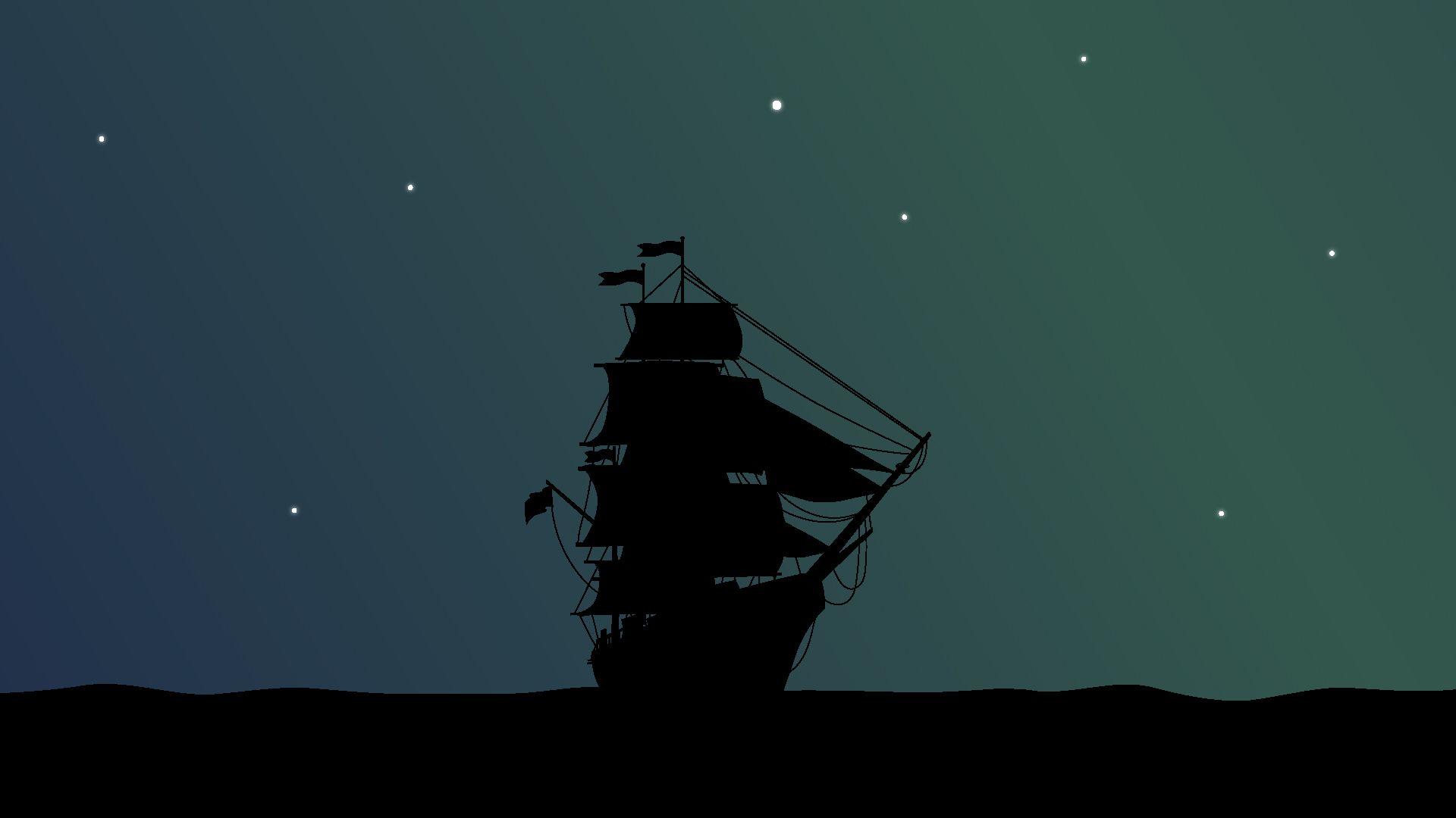1920x1080 MINIMALIST DESKTOP WALLPAPER SHIP