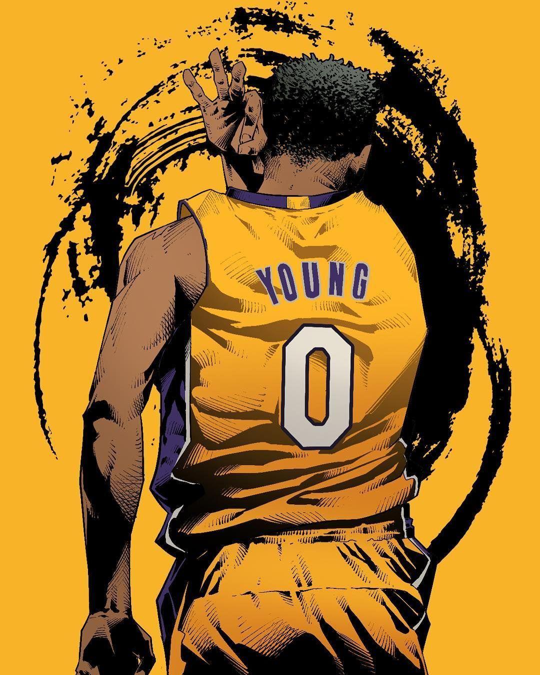 1080x1349 Nick Young From Downtown Illustration. Nba art, Nba basketball art, Mvp basketball