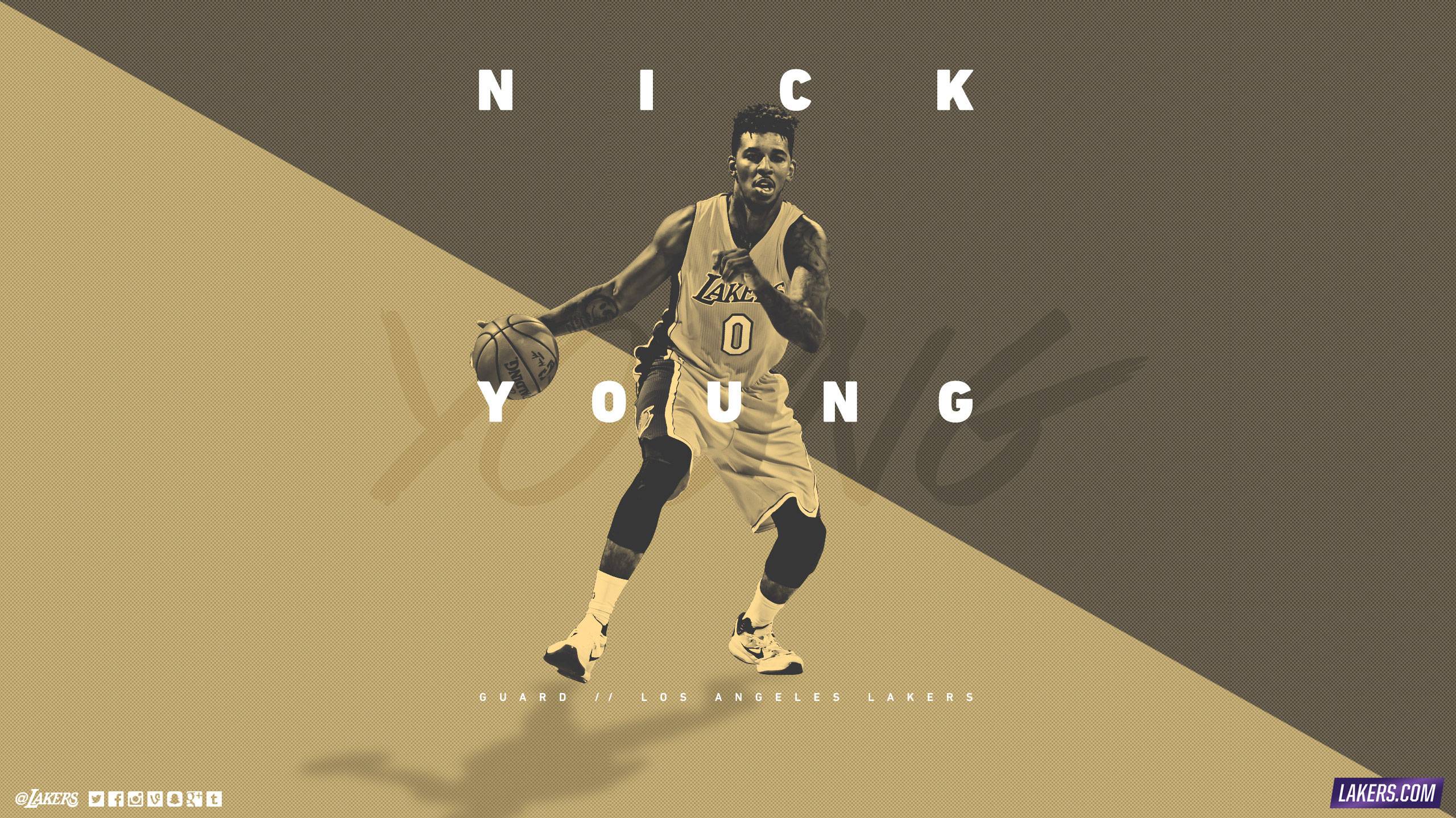 2560x1440 Nick Young Wallpaper Lakers, 1.01 Mb