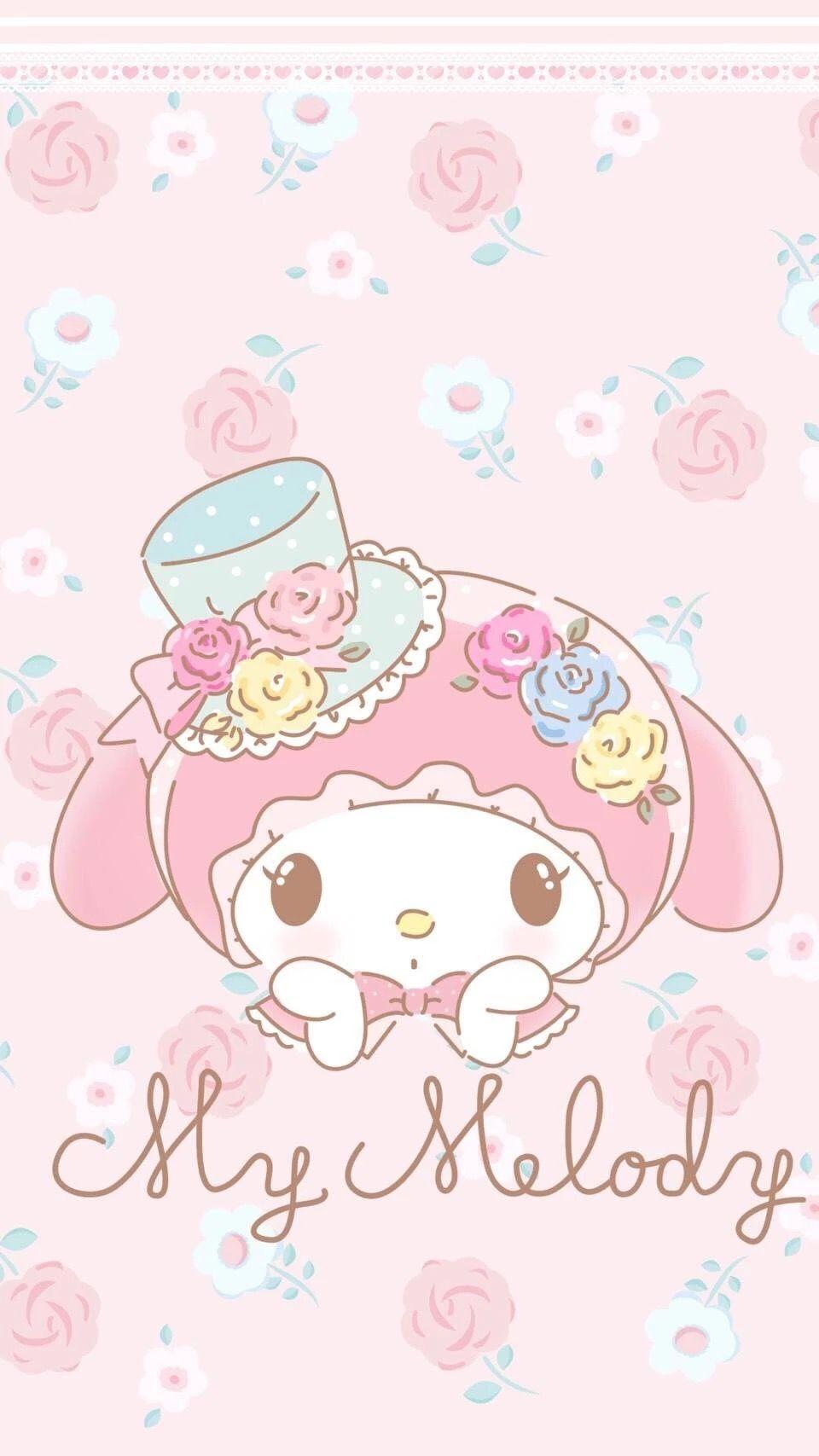 960x1707 My Melody. My melody wallpaper, Hello kitty wallpaper, Cartoon wallpaper iphone