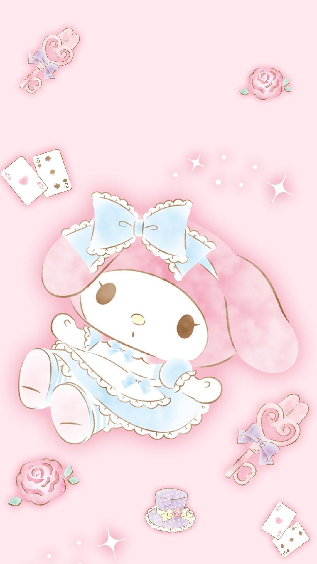 1080x1920 My Melody iPhone Wallpaper