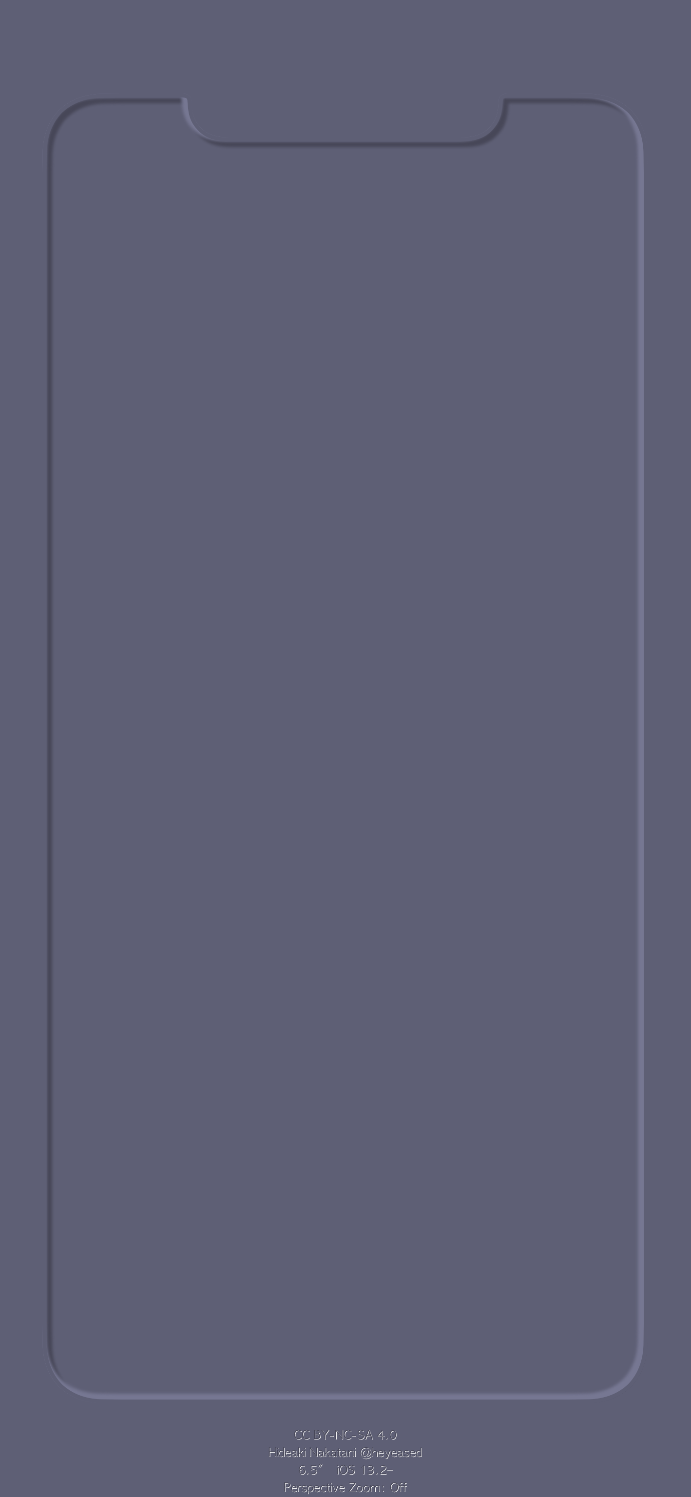 1418x3072 3D border wallpaper for iPhone