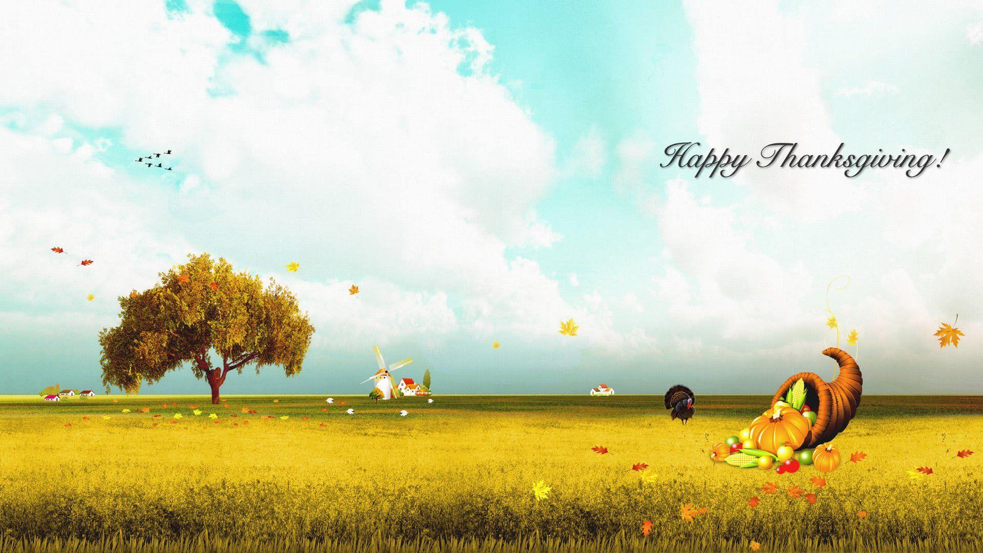 1920x1080 Free Cute Thanksgiving Picture