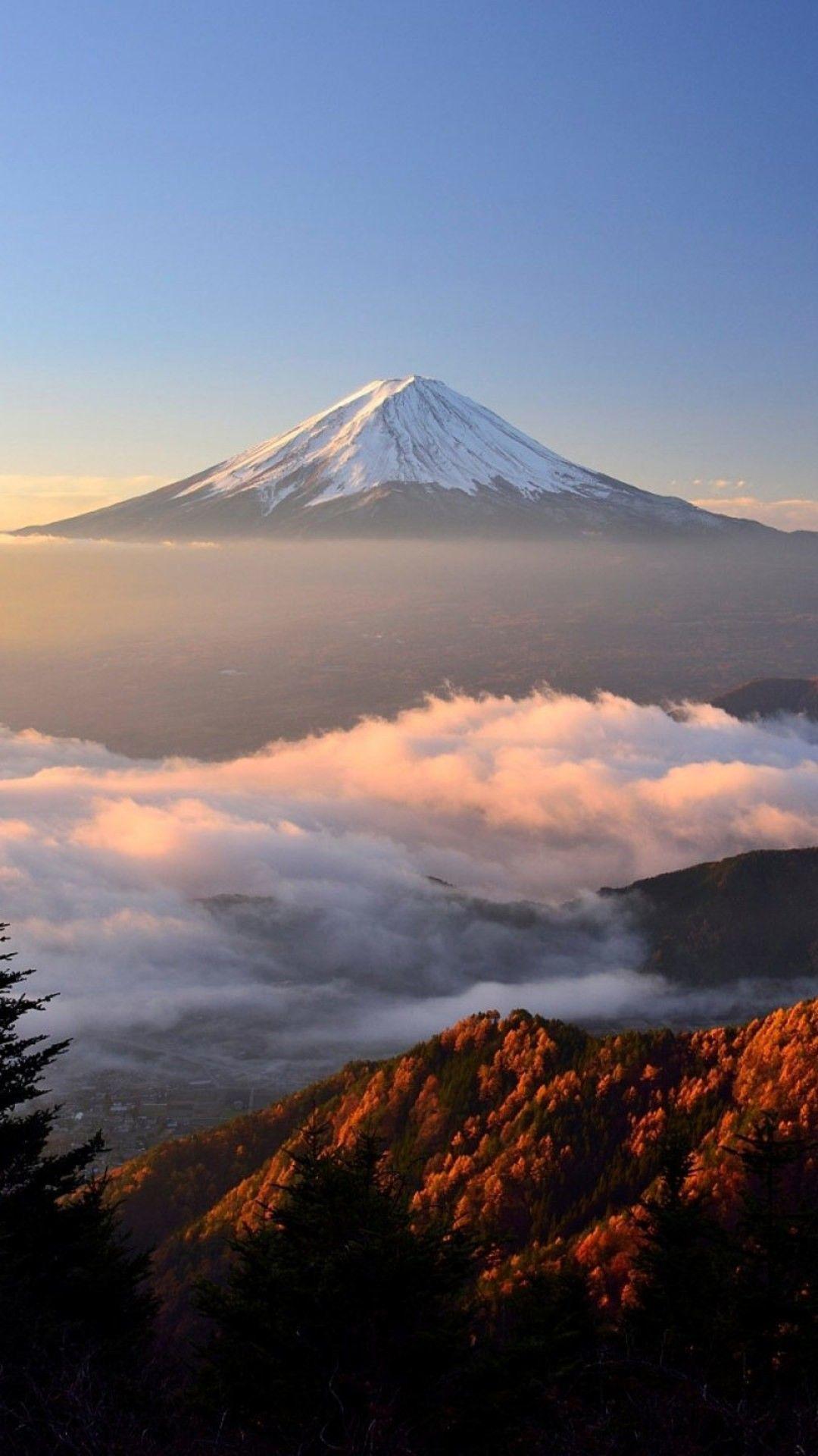 1080x1920 Mount Fuji HD Qhd Wallpaper - [1080x1920]. Mount fuji, Scenery, Beautiful places