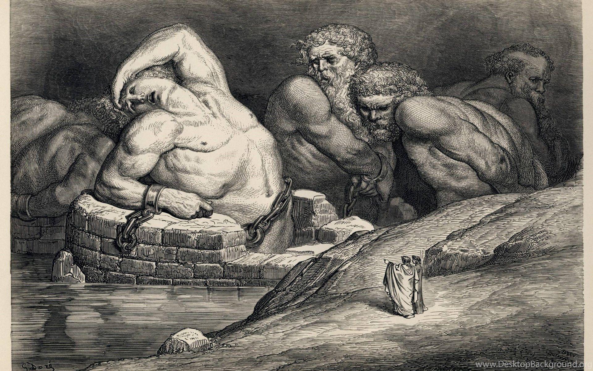 1920x1200 Gustave Dor Dante Alighieri Inferno Plate 65 Canto Wallpaper. Desktop Background