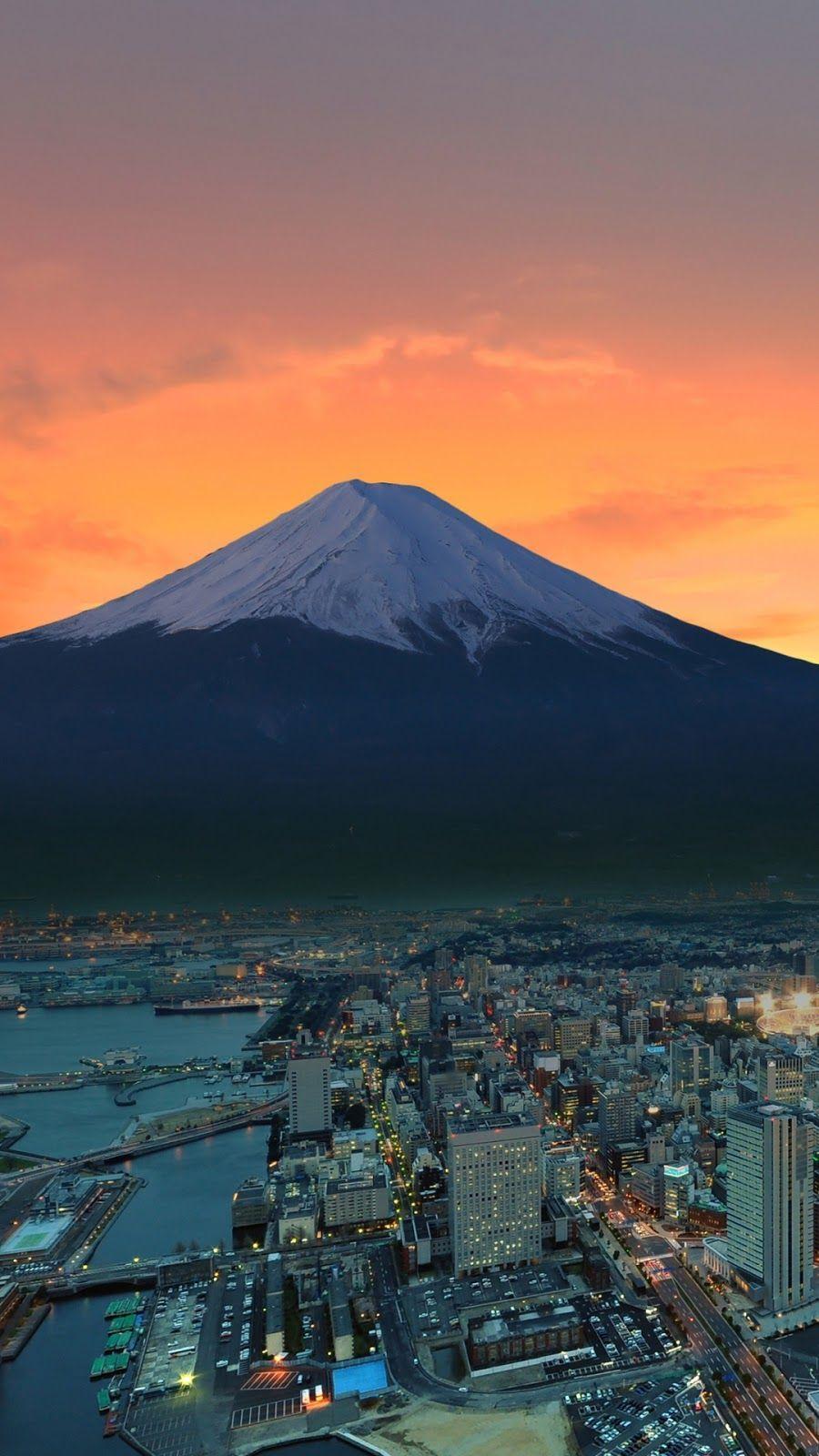 900x1600 Sunset On Mount FujiTokyo [1080 X 1920] Download At 2018 08 Sunset On Mount Fuj. IPhone Wallpaper Japan, Beautiful Wallpaper, Fuji