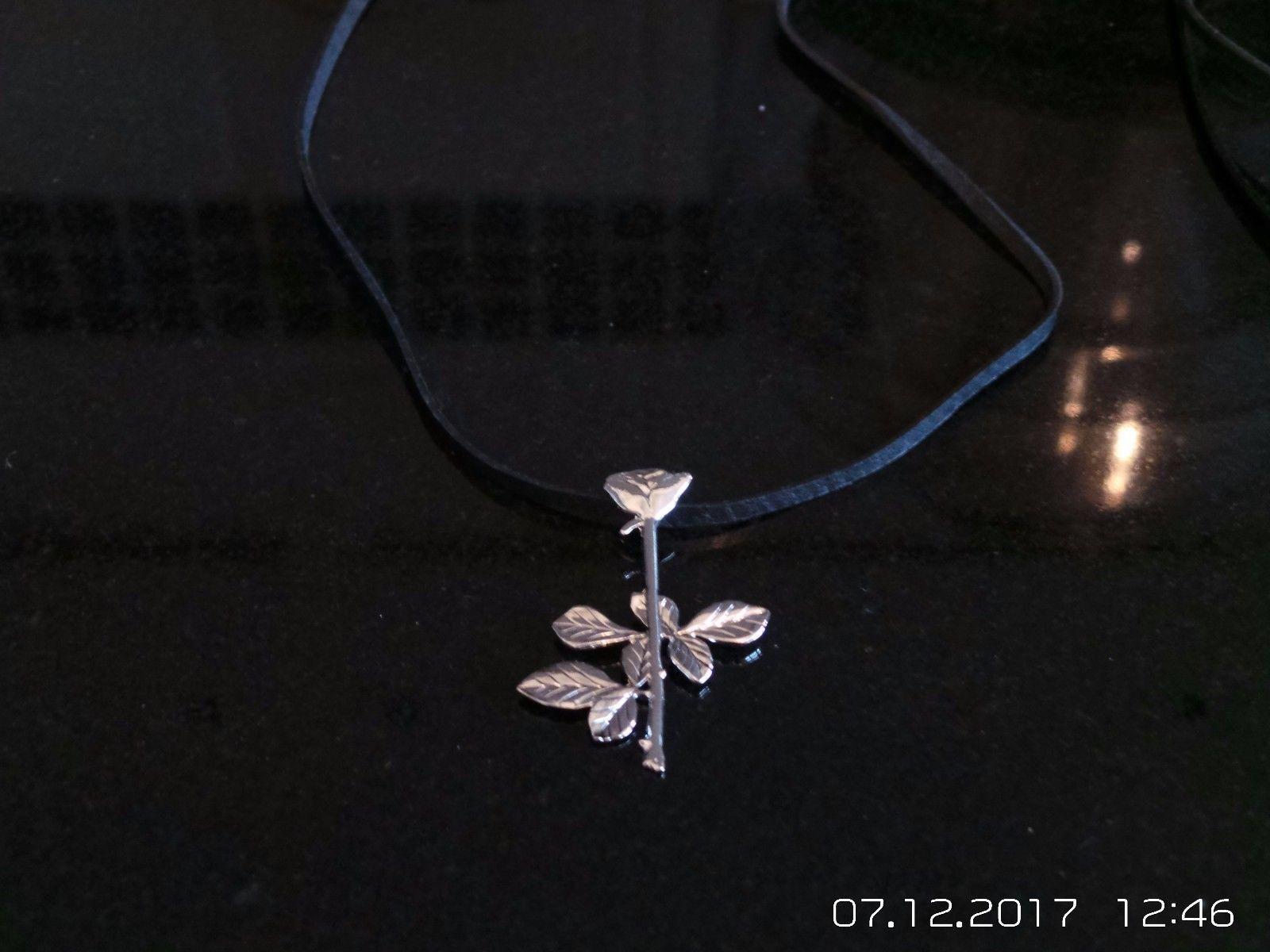 1600x1200 popsike.com Mode Pendant Violator Rose Silver Plated