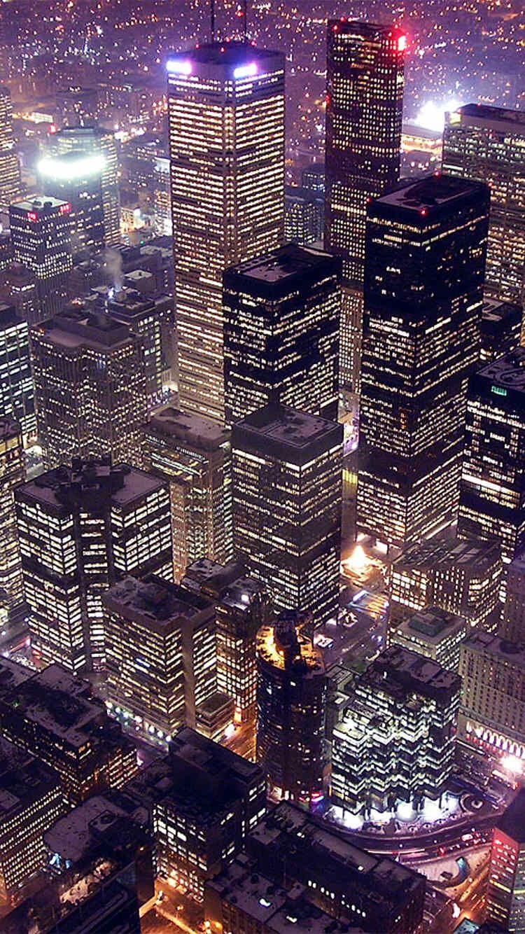 750x1334 Thành phố vào ban đêm Hình nền iPhone 6.  Hình nền iPhone