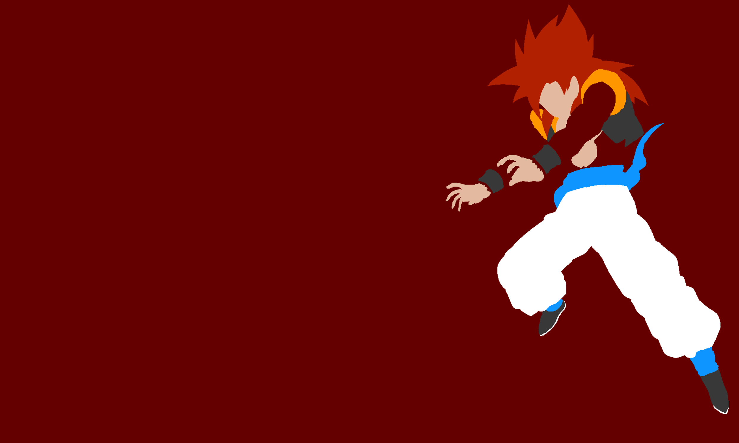 2500x1500 Free download Gogeta ssj4 Minimalist by Zeeeeblueboy01 [2500x1500] for your Desktop, Mobile & Tablet. Explore Gogeta Wallpaper. Vegito Wallpaper, Goku Super Saiyan 4 Wallpaper, DBZ Gogeta Wallpaper