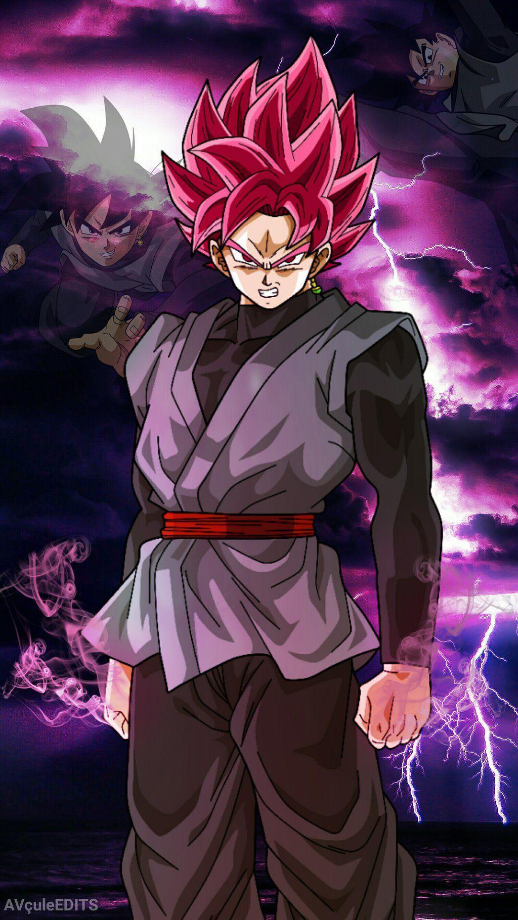 1024x1820 Goku Black iPhone Wallpaper