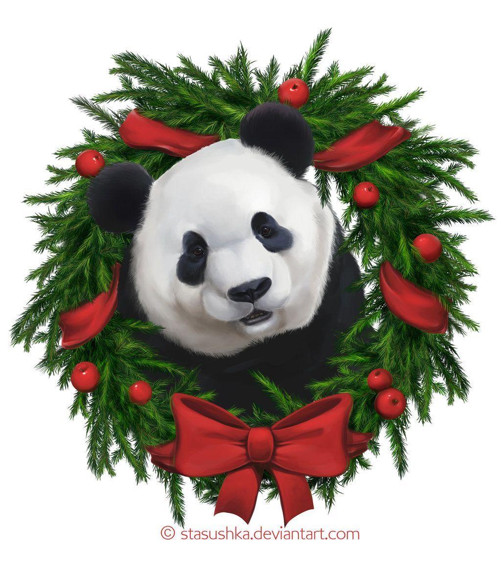Christmas Panda Wallpapers - Top Free Christmas Panda Backgrounds