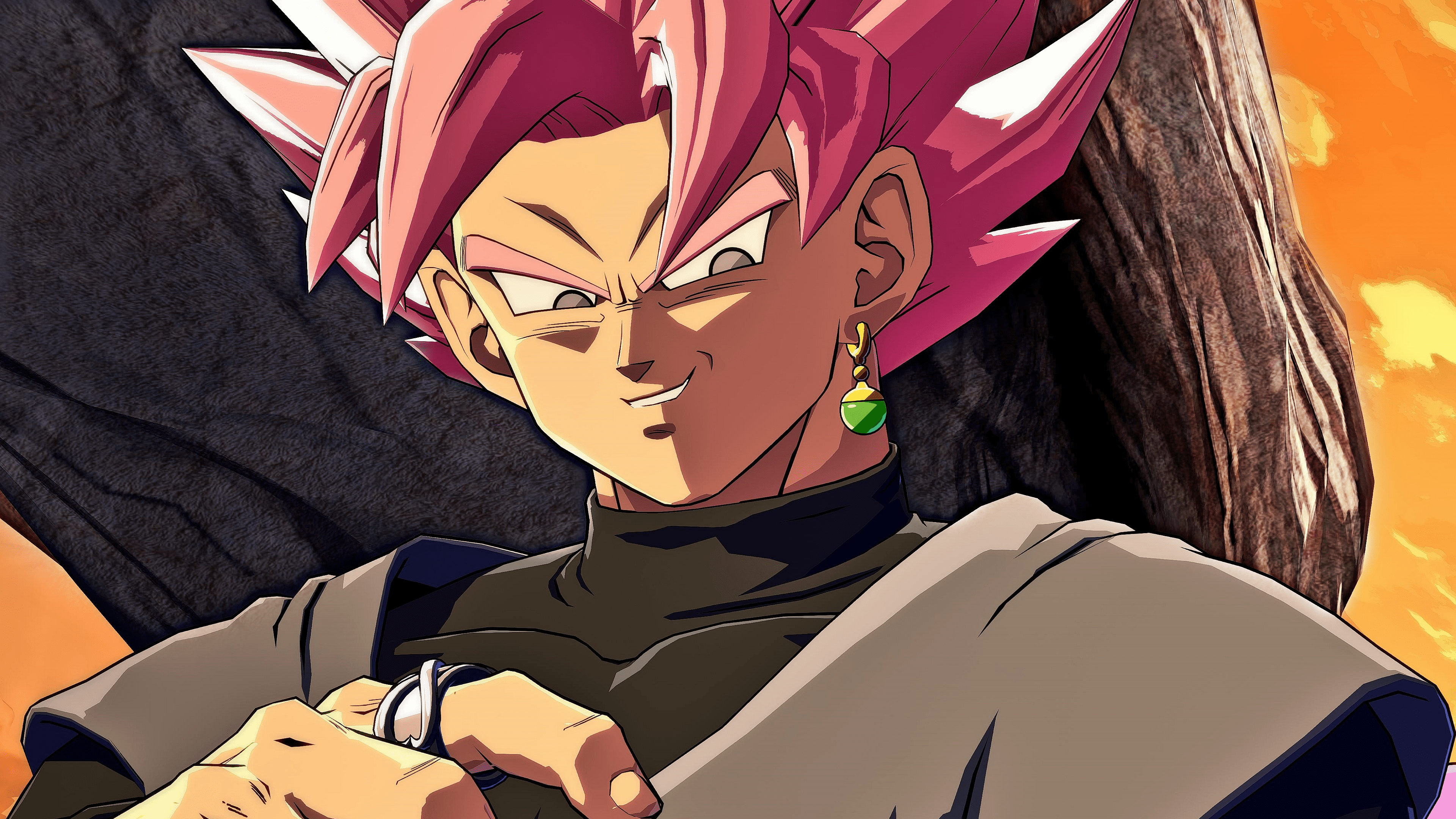 3840x2160 Goku Black SSJ Rose 4K Wallpaper